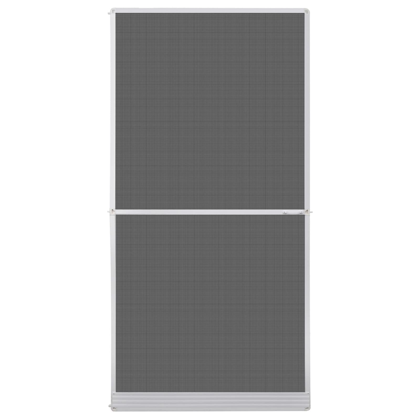 vidaXL Terrassendach Schwenk-Insektenscreen Weiß und Schwarz 120 x 240 cm, (1-St)