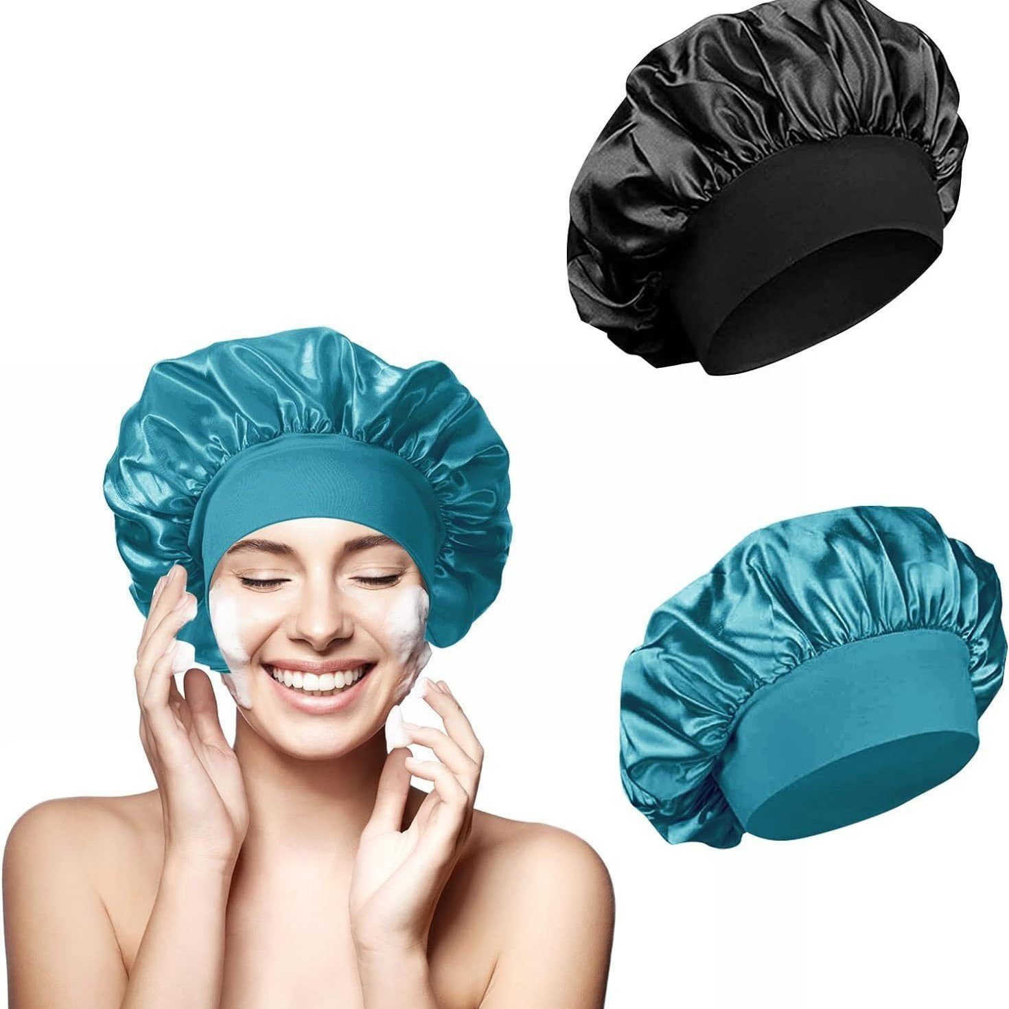 XDeer Kapuzenhandtuch 4 Stück Damen Haarhaube,Haarhaube, günstig online kaufen
