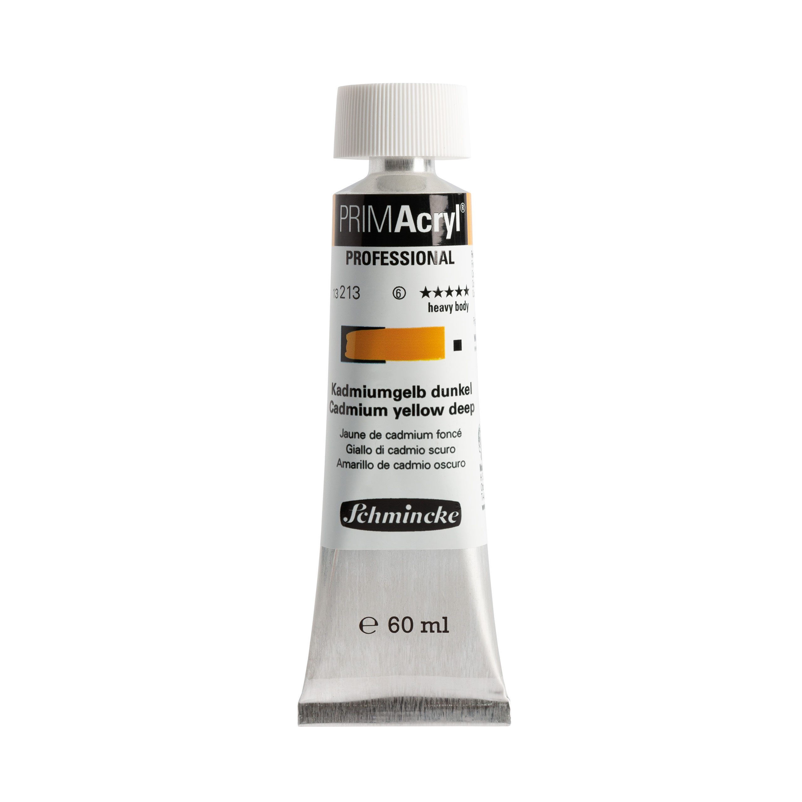 Schmincke Acrylfarbe 60ml PRIMAcryl Kadmiumgelb dunkel Acryl 13 213 011