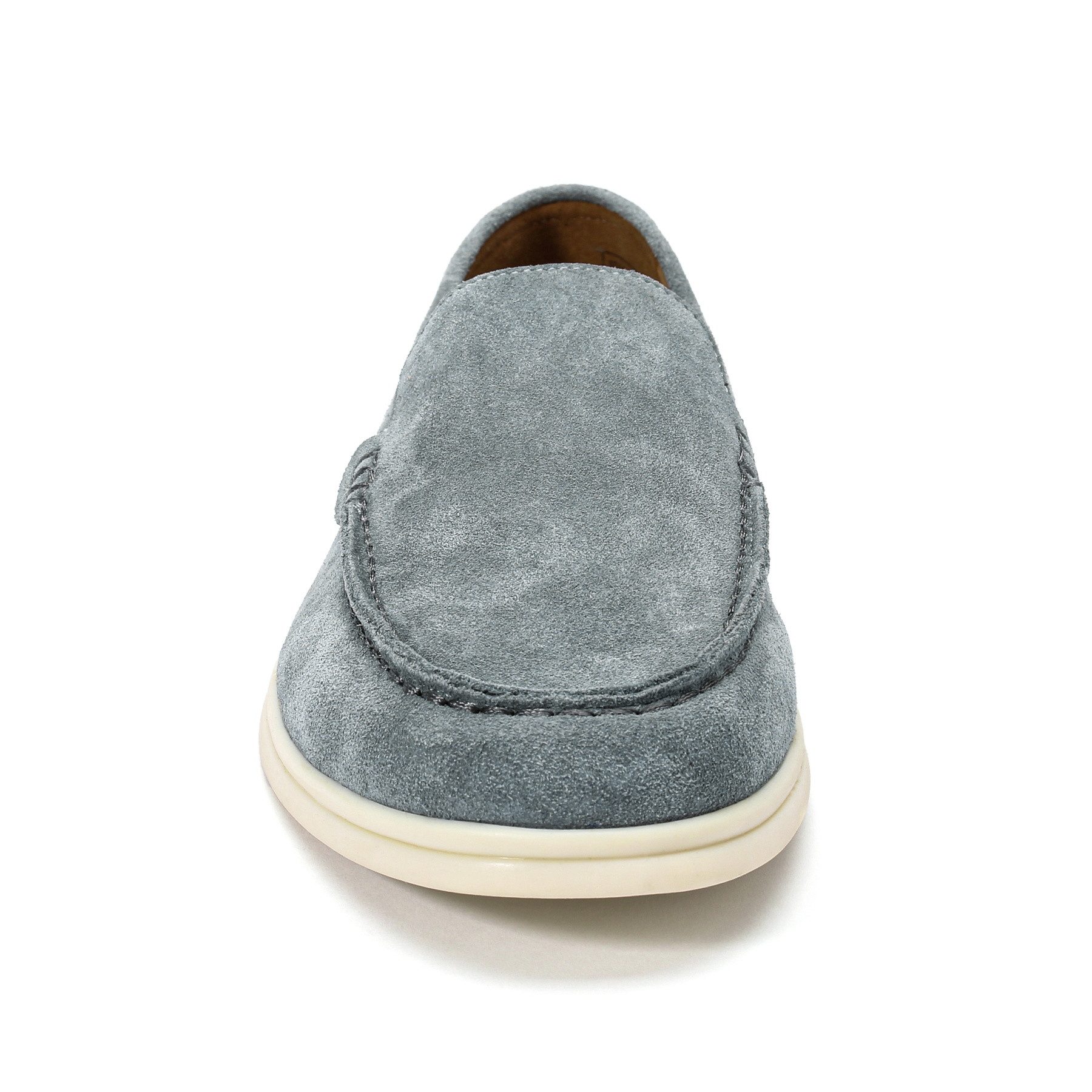 Allthemen Slip-On Sneaker Herren Loafers aus Suede Veloursleder Bequeme Slip-On-Slipper