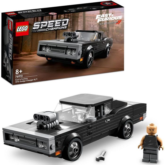 LEGO® Konstruktionsspielsteine Fast & Furious 1970 Dodge Charger R/T (76912) LEGO® Speed Champions (345 St) Made in Europe