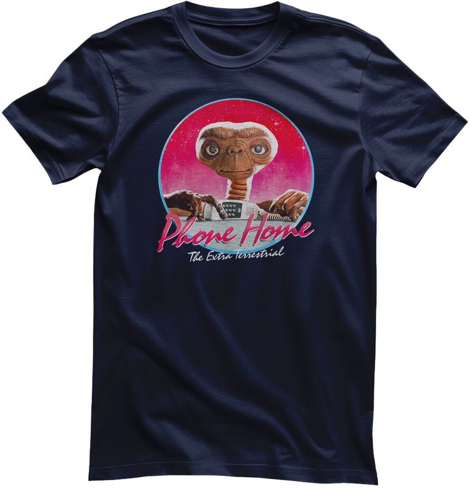 E.T. T-Shirt E.T. Phone Home Retro Circle T-Shirt