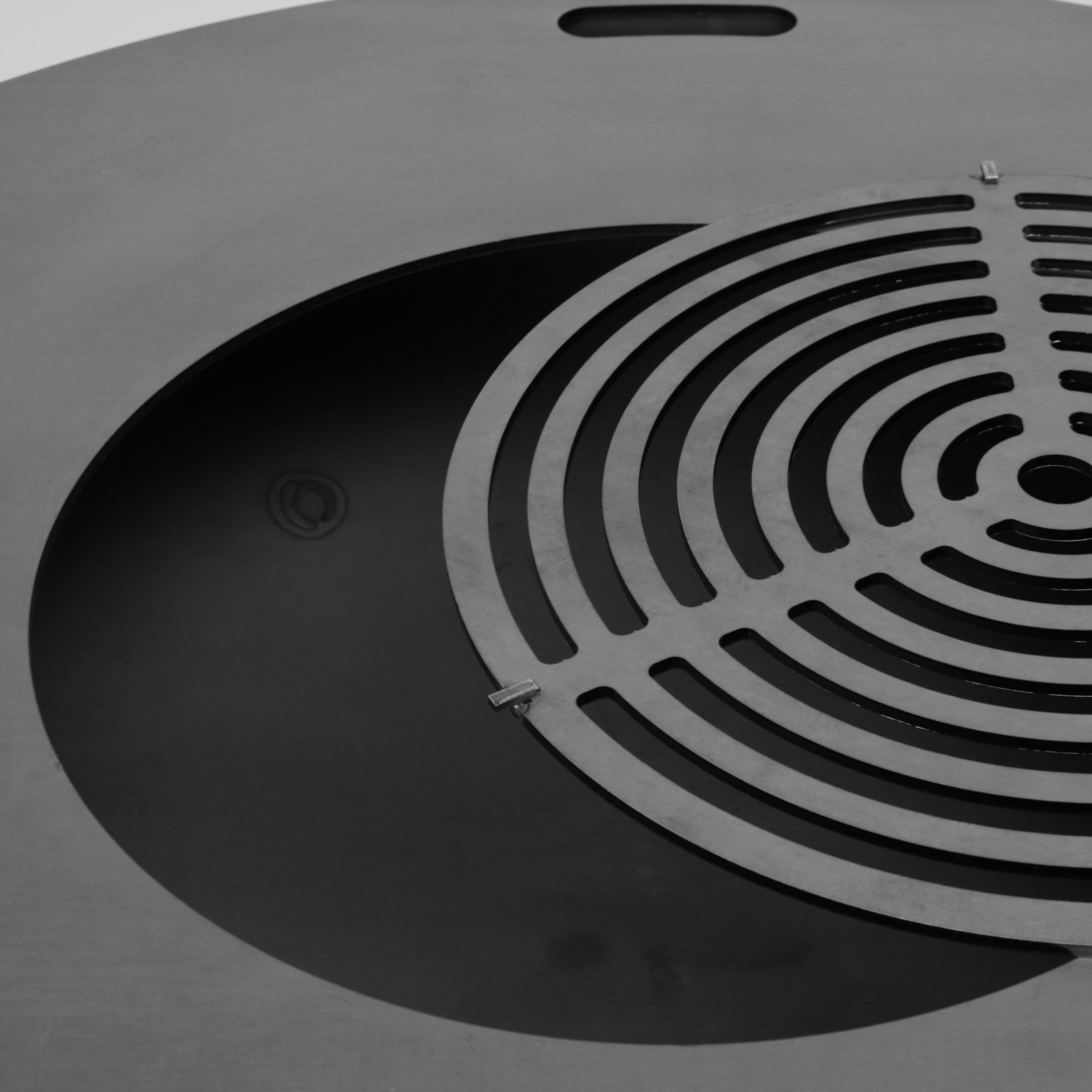 Czaja Grillplatte Grillplatte 85 cm für Feuerschale - 5 mm stark Universal Feuerplatte