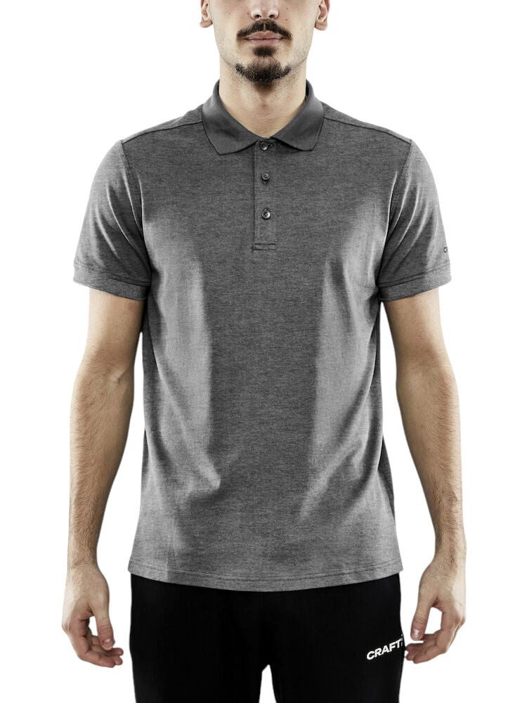Craft Poloshirt CORE Blend (hoher Tragekomfort) dunkelgrau Herren