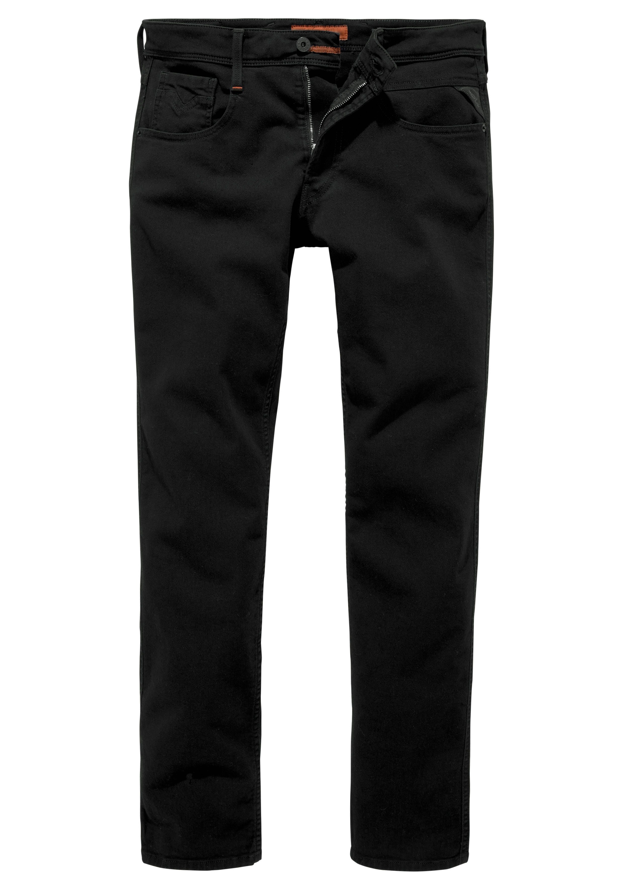 Superstretch Slim-fit-Jeans Anbass black Replay