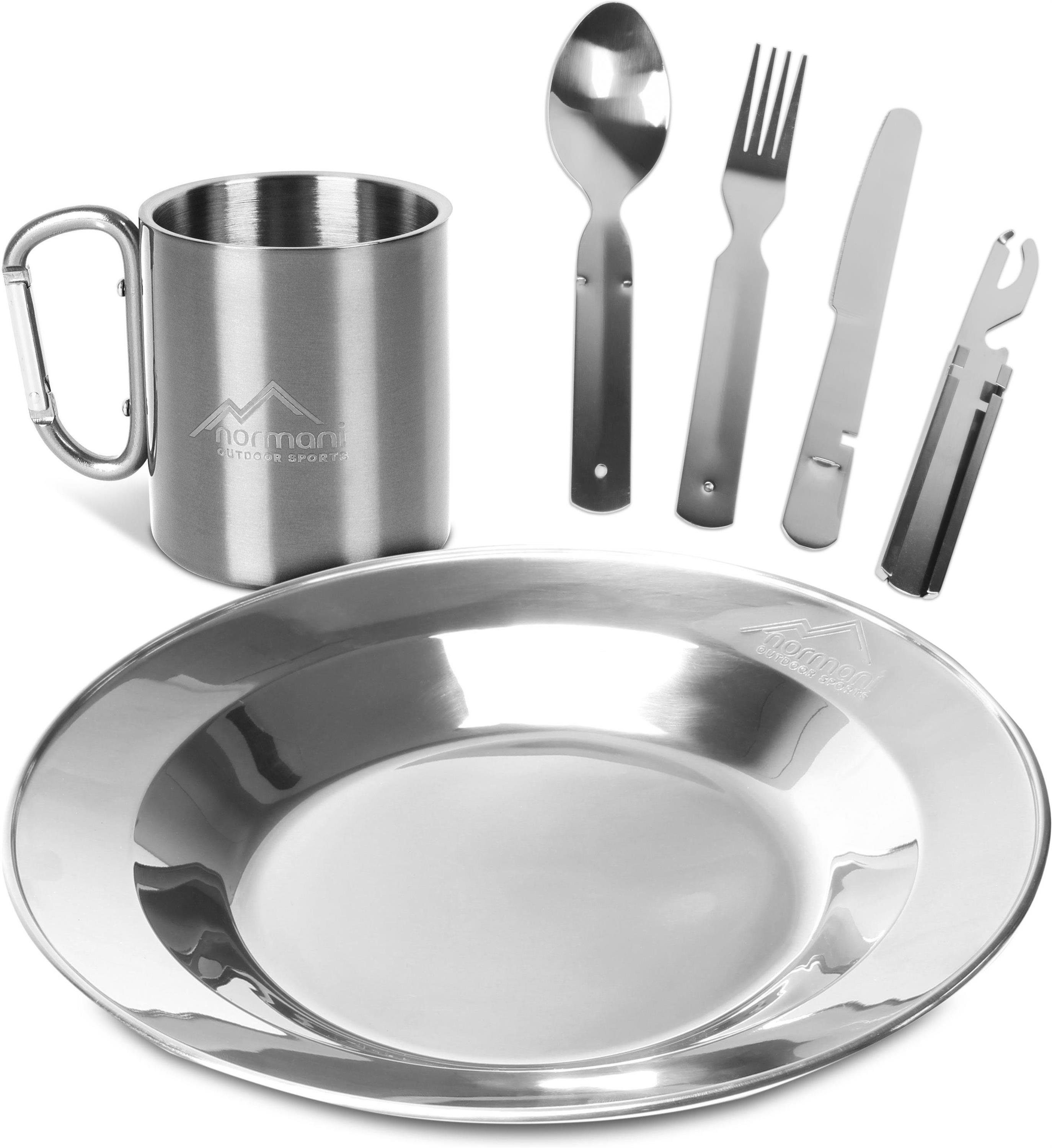 Geschirr-Set Camping-Geschirrset 7-Teilig