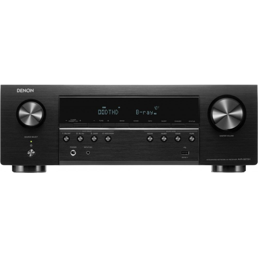 Denon AVR-S670H Klang Effekt - AV-Receiver - schwarz AV-Receiver