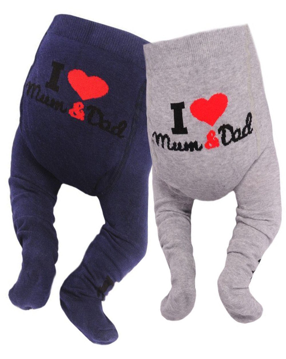 Strumpfhose Baby Strumpfhosen 2er Pack Strumpfhose in Blau Grau
