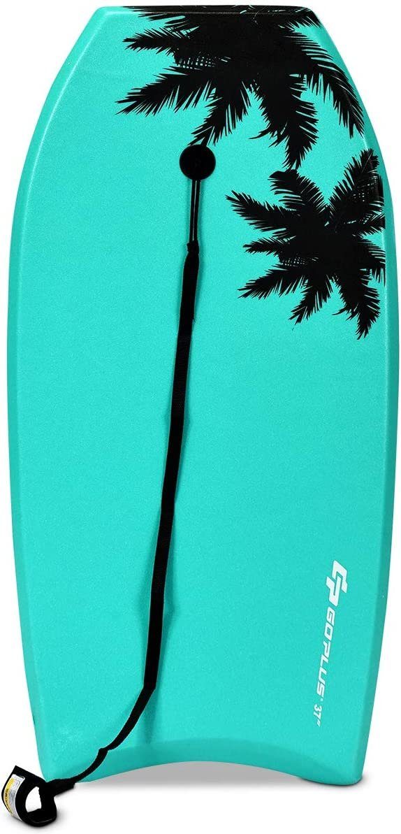KOMFOTTEU Bodyboard Surfboard, aus 105x51x6cm HDPE, und XPE