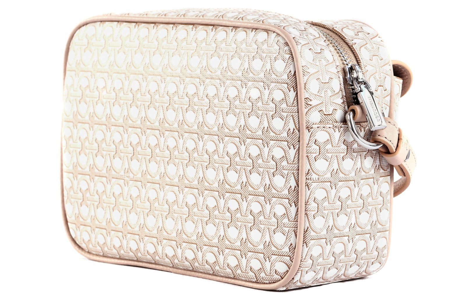 COCCINELLE Umhängetasche Coat. Monogram Crossbody Bag, aus echtem Rindsleder