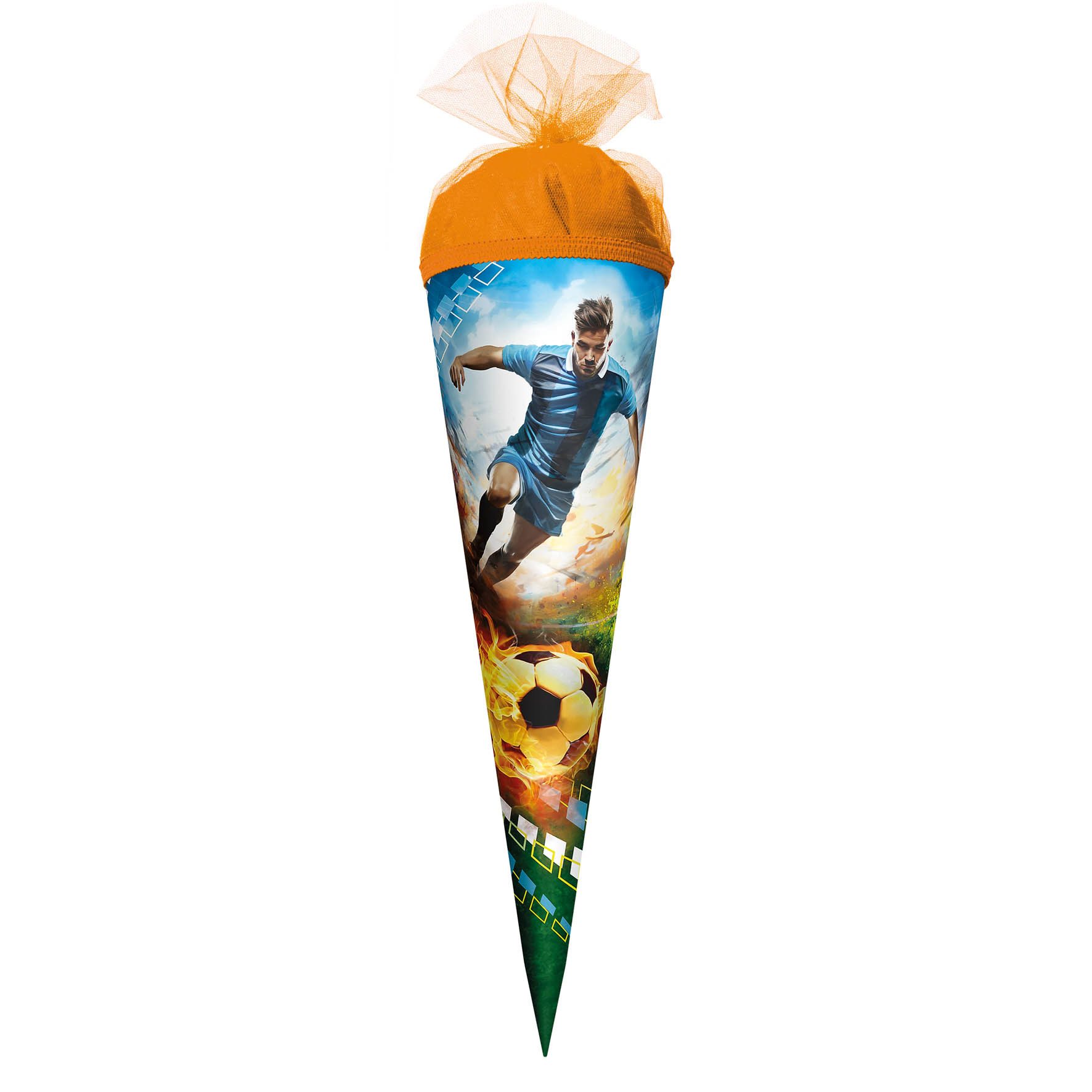 Roth Schultüte Roth Motiv-Schultüte, Soccer, 50 cm, Verschluss