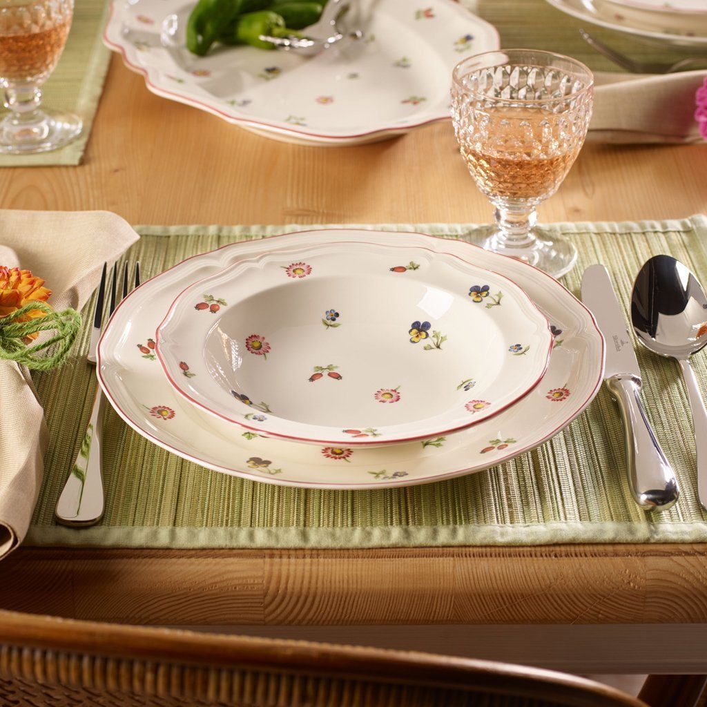 Villeroy & Boch Salatschüssel Petite Fleur Salatschale, Porzellan, (1-tlg), Premium Porcelain, mikrow.- & spülm.sicher, Made in Germany