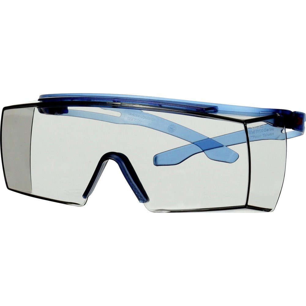 3M Arbeitsschutzbrille 3M SF3707SGAF-BLU Überbrille mit Antibeschlag-Schutz Blau DIN EN 166