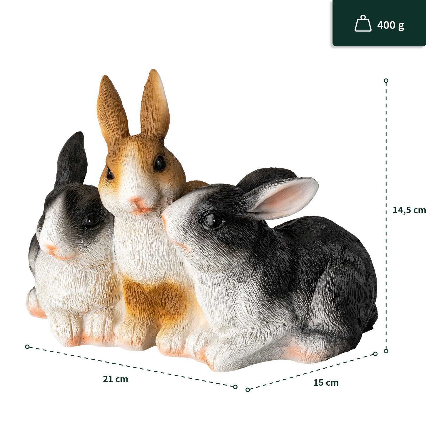 VERDOBA Gartenfigur Gartenfiguren - Häschen, Kaninchen, günstig online kaufen