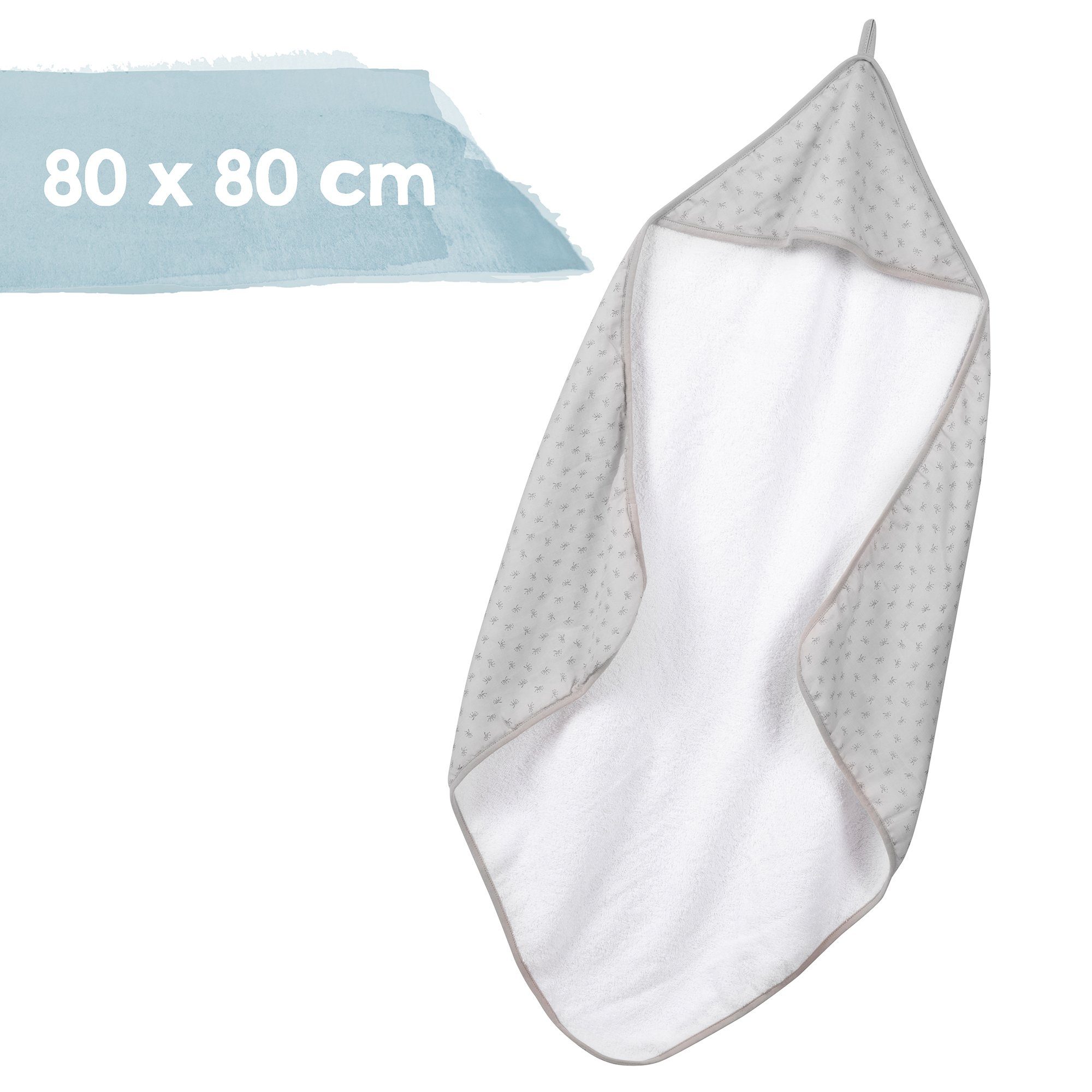 roba® Neugeborenen-Geschenkset Lil Planet Handtuch, Waschlappen, Schmusetuch & Decke