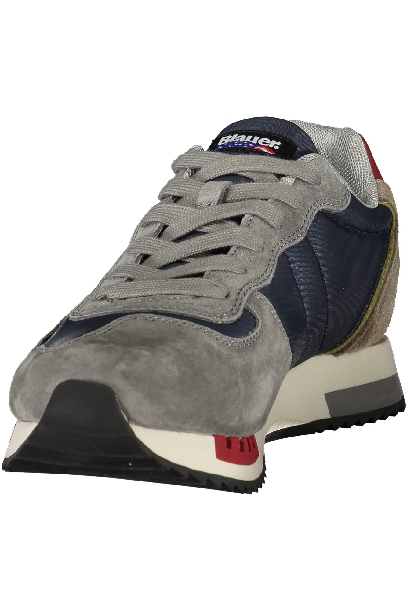 Blauer Sneaker Sportliche Herrenschuhe - Blau mit Kontrastdetails