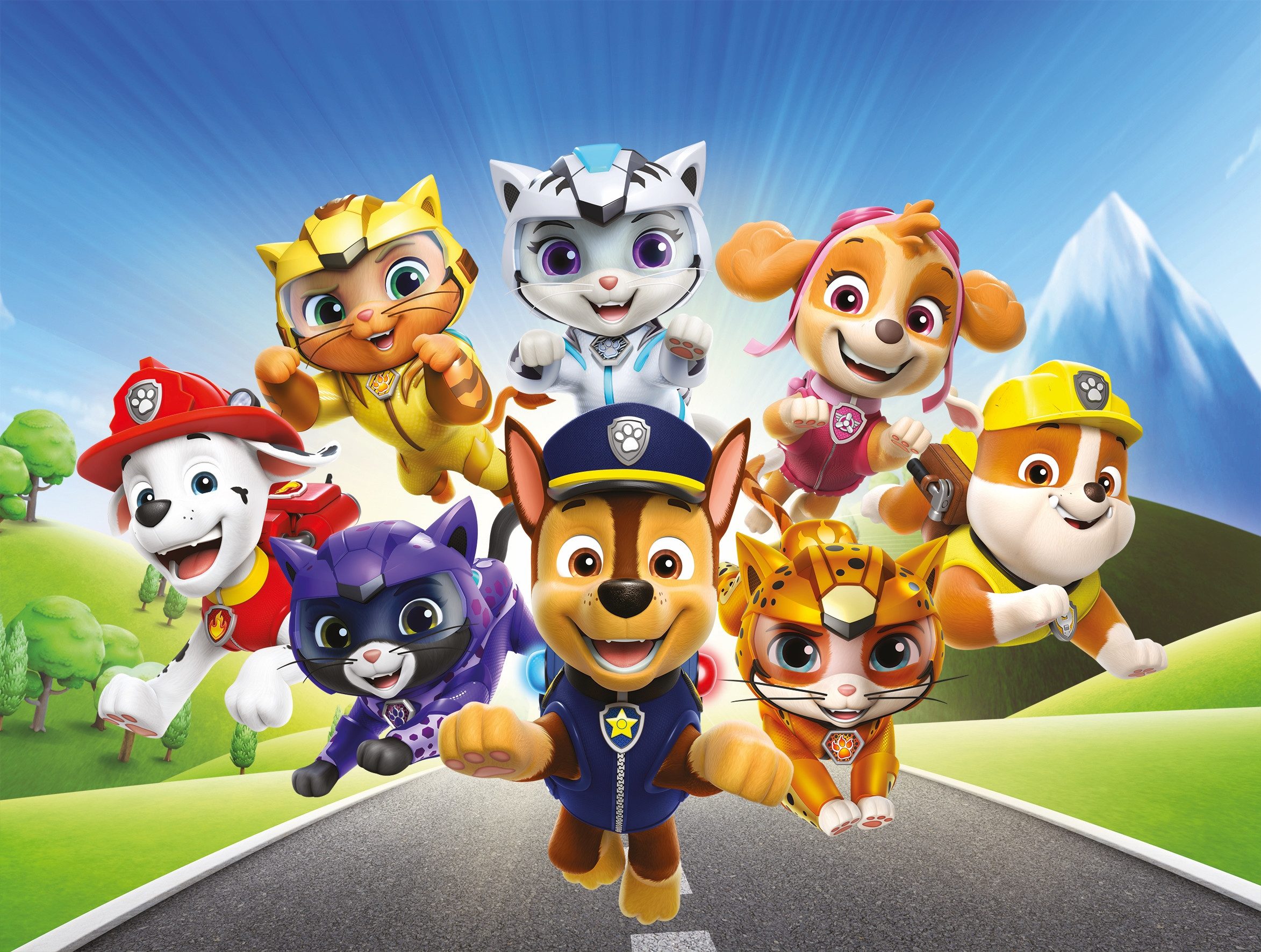 Bönninghoff Leinwandbild, Cartoon, Hunde, Katzen, Kinder, Paw Patrol, Serien, Tiere (1 St)