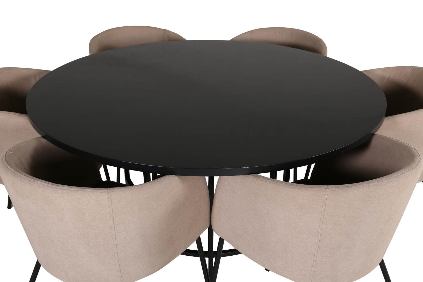 ebuy24 Essgruppe Copenhagen Essgruppe Esstisch braun günstig online kaufen