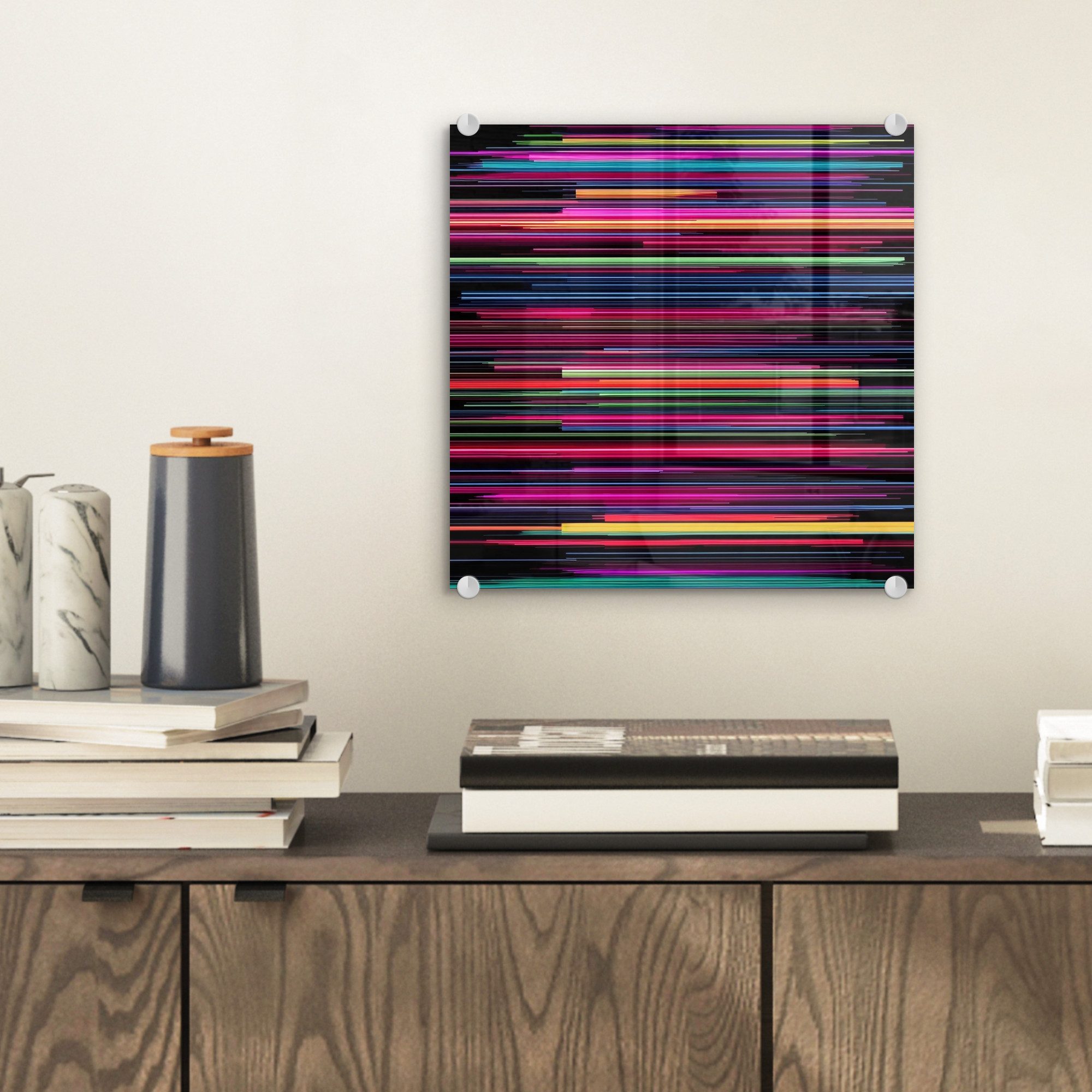 MuchoWow Acrylglasbild Abstrakt - Linien - günstig online kaufen