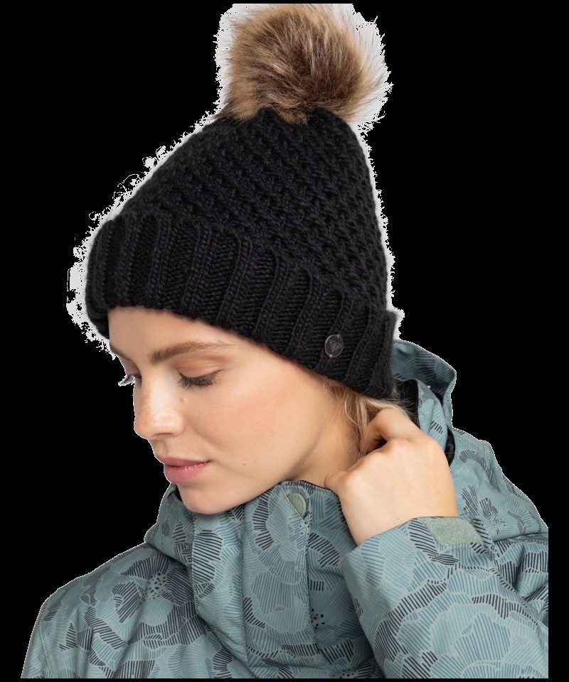 Roxy Beanie BLIZZARD BEANIE KVJ0 TRUE BLACK