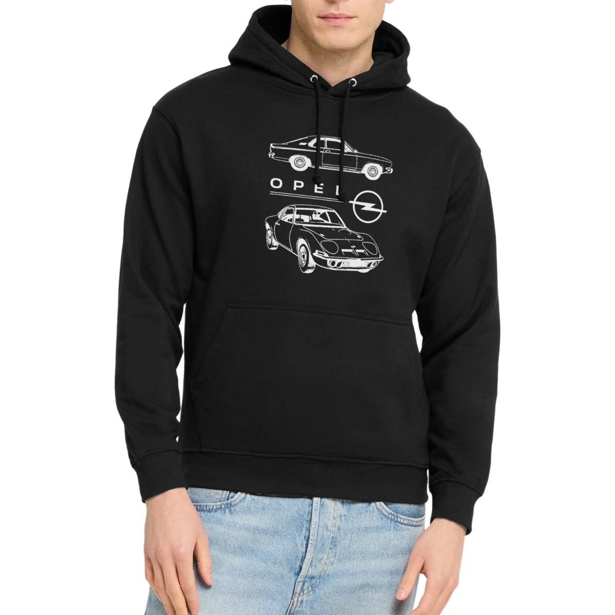 Spreadshirt Hoodie Opel Manta Und Opel GT Design Mit Logo Unisex Hoodie (1-tlg)