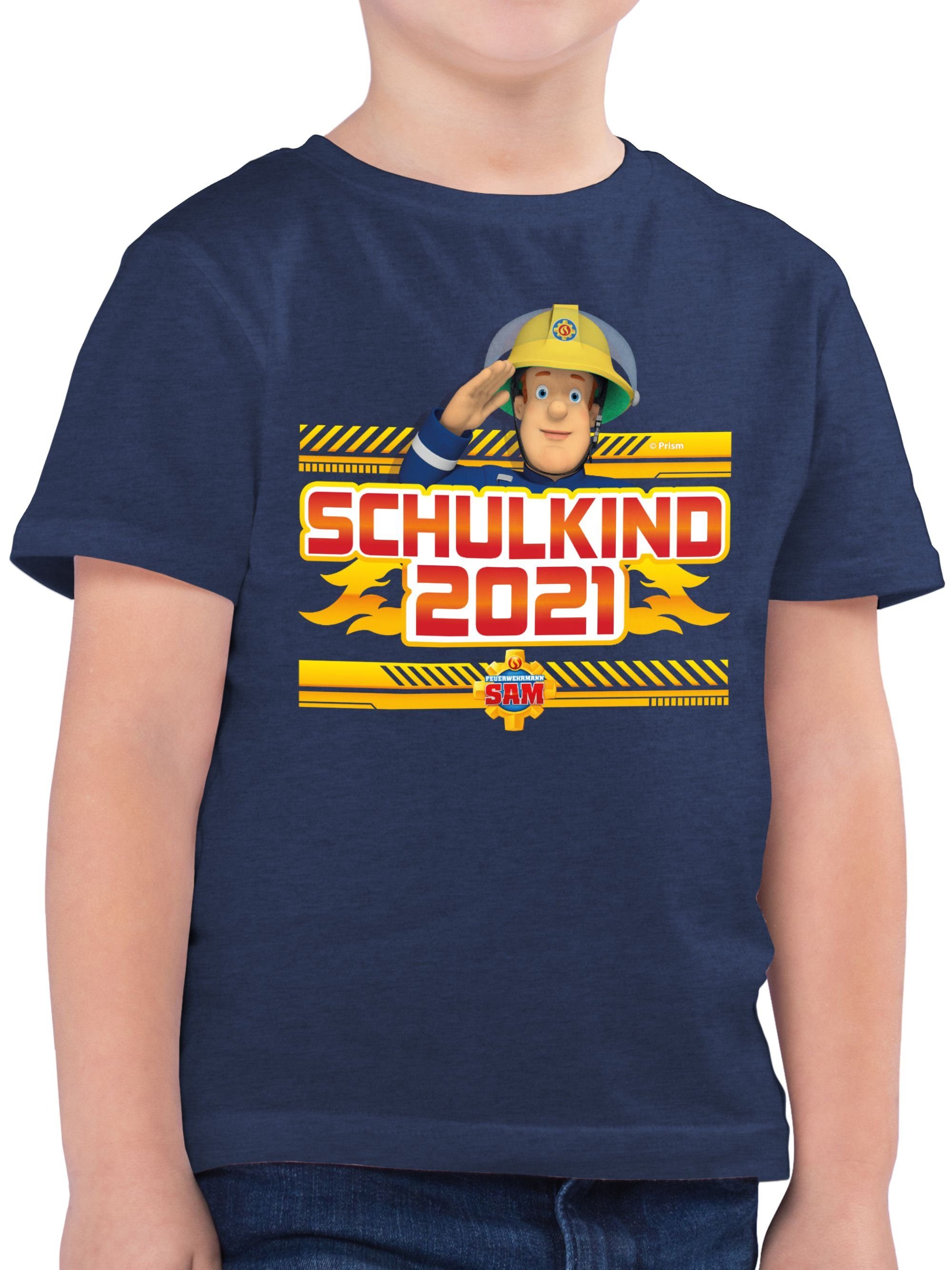 Shirtracer T-Shirt »Einschulung Schulkind 2021 Sam - Feuerwehrmann Sam  Jungen - Jungen Kinder T-Shirt« online kaufen | OTTO