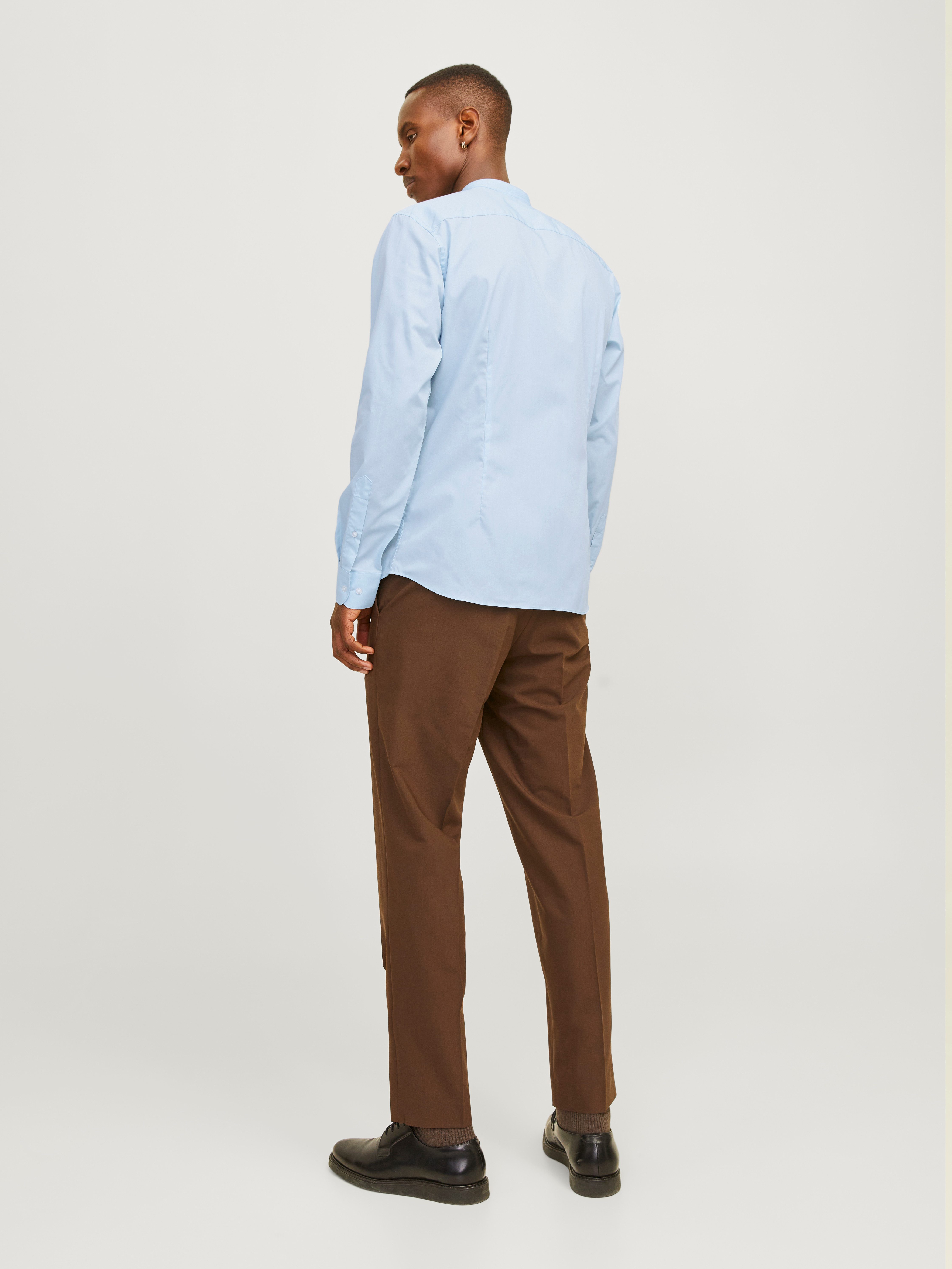 Jack & Jones Langarmhemd JJJOE SHIRT LS PLAIN MAO