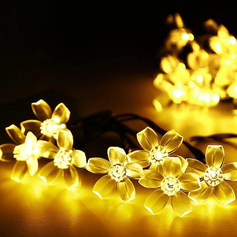 Salcar LED Solarleuchte 5m Solar-Lichterkette Garten günstig online kaufen