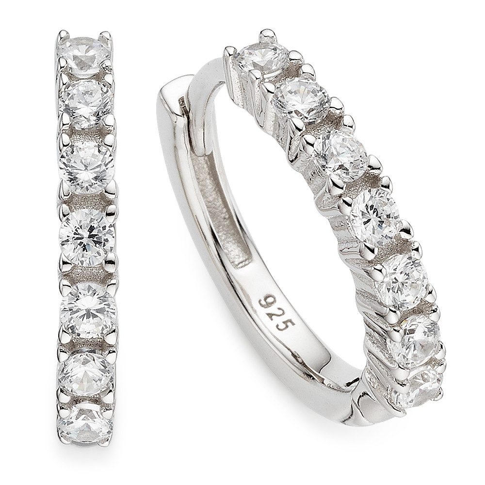 Aniston JEWELRY & WATCHES Paar Creolen Schmuck Geschenk Silbercreole, mit Z günstig online kaufen