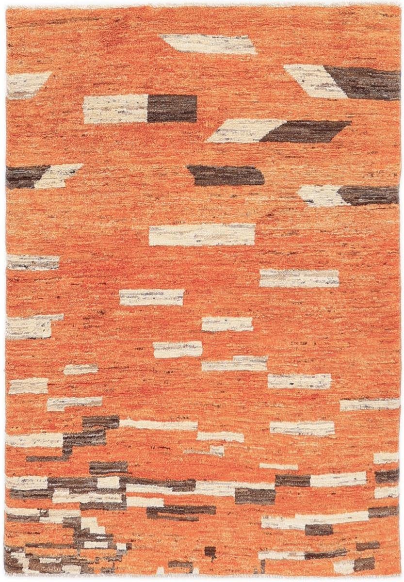 Orientteppich Berber Design 133x193 Handgeknüpfter Moderner Orientteppich, Nain Trading, rechteckig, Höhe: 20 mm | Kurzflor-Teppiche
