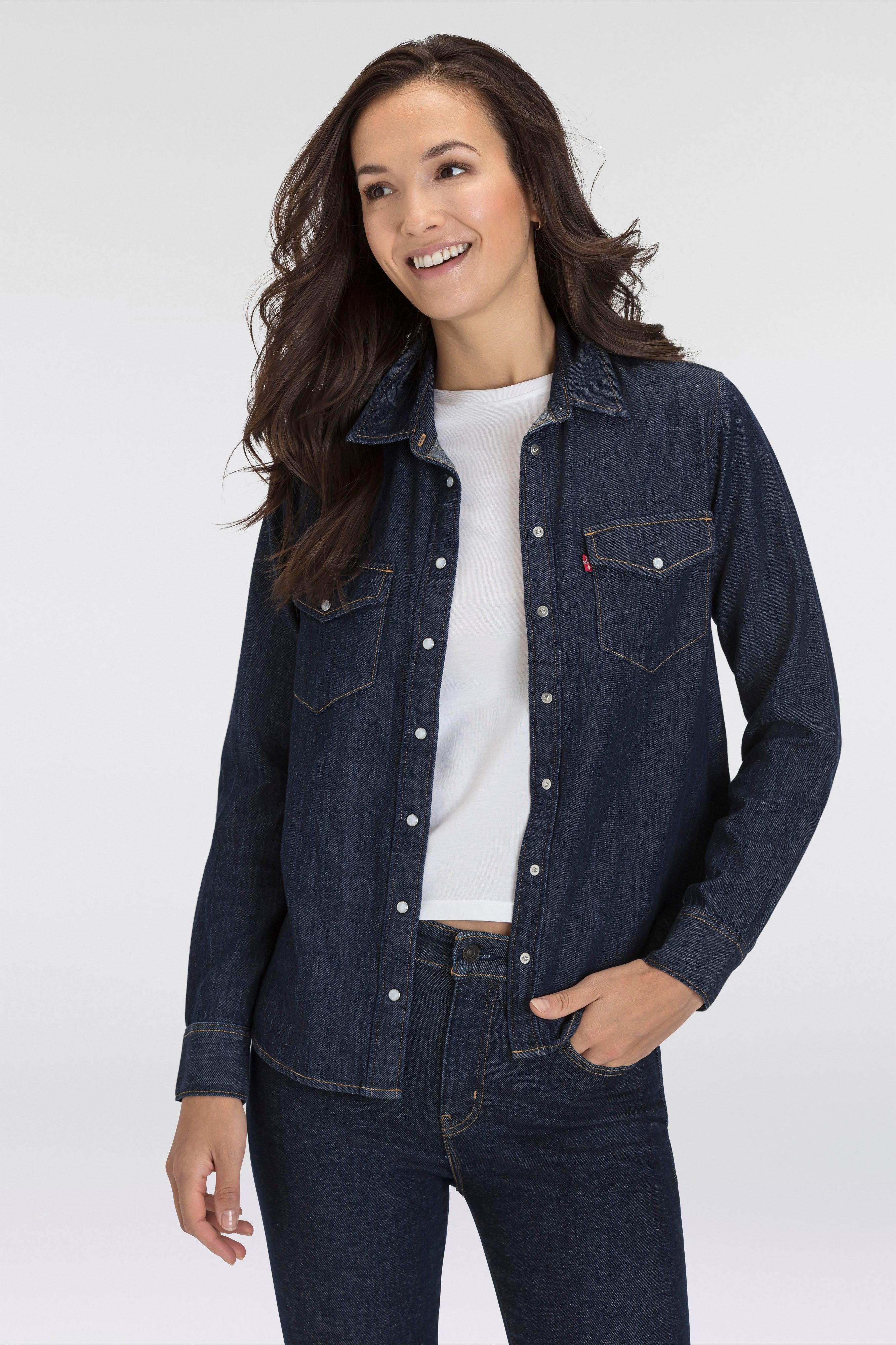 Jeansbluse ESSENTIAL WESTERN