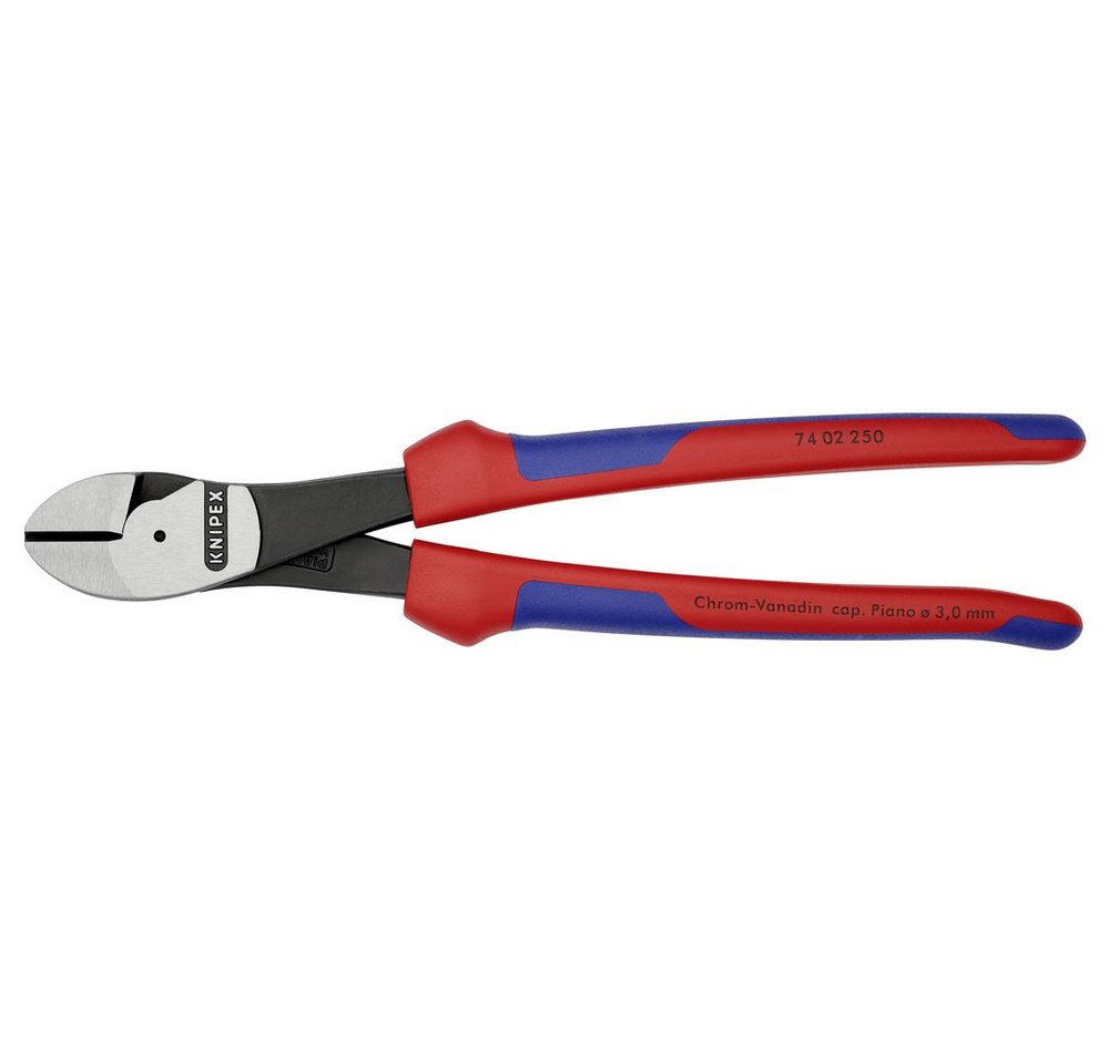 Thumbnail - Knipex Seitenschneider Knipex 74 02 250 Werkstatt Kraft-Seitenschneider mit Facette 250 mm