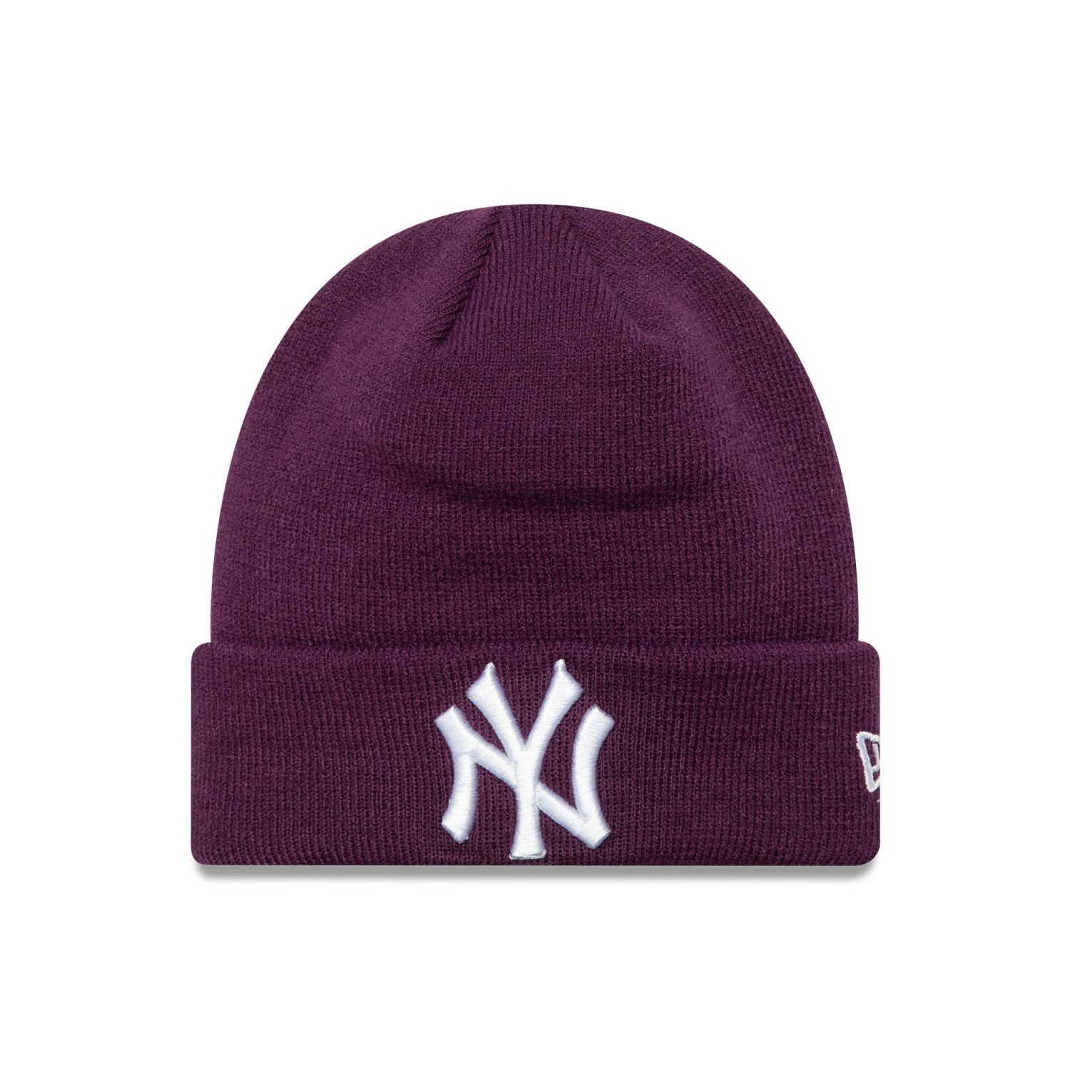 Baseball Cap Beanie NY Yankees damson