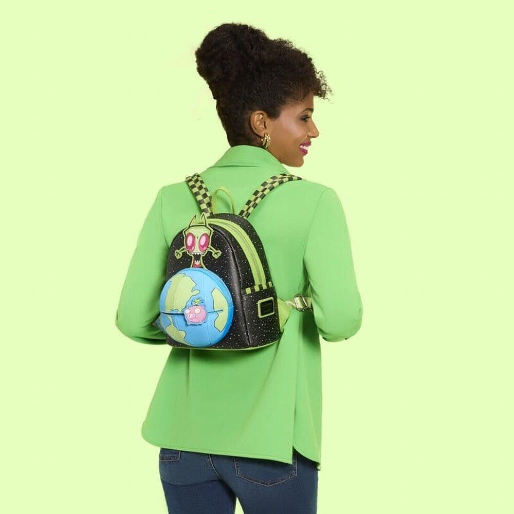 Loungefly Rucksack Nickelodeon by Loungefly Mini Rucksack Invader Zim Glow