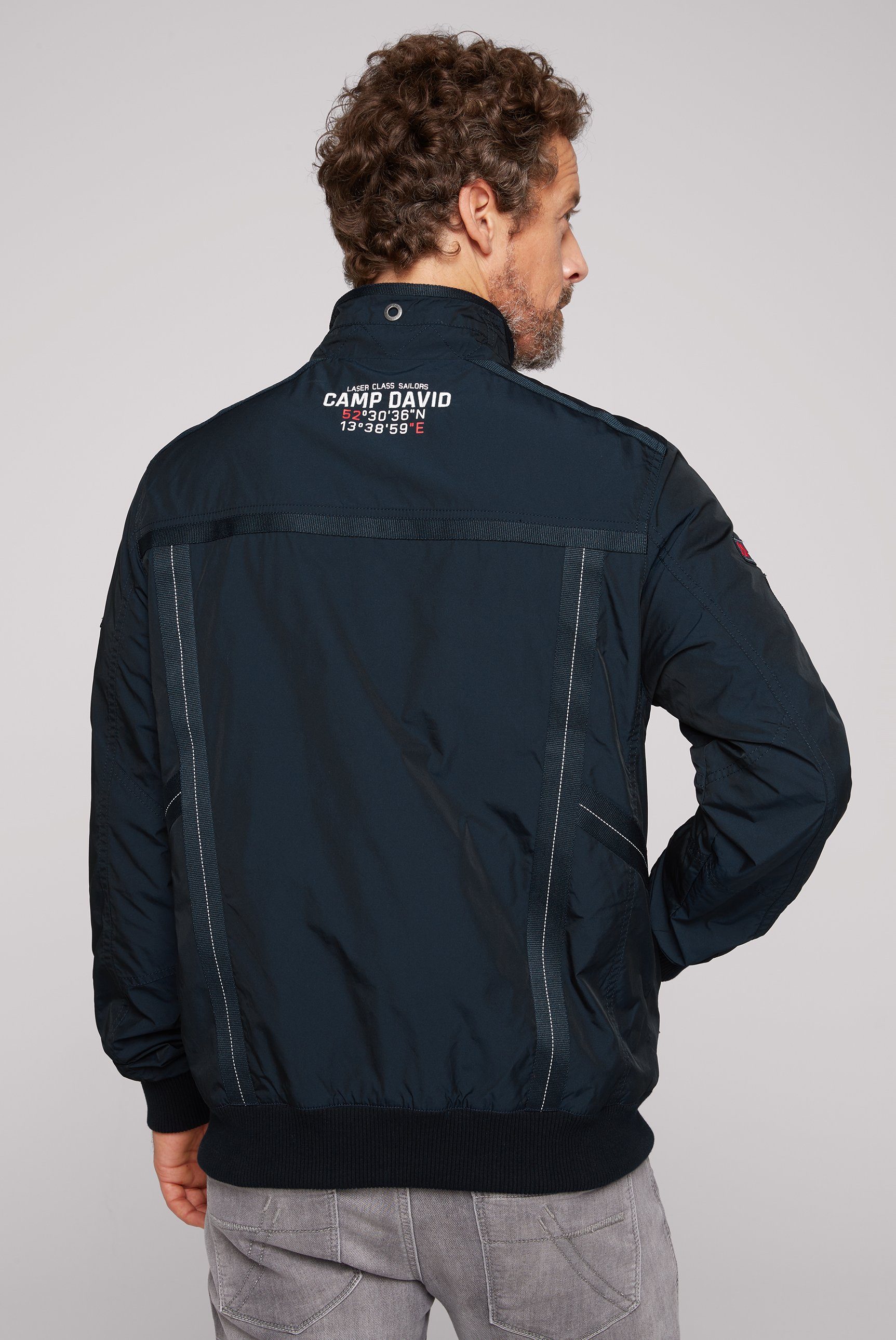 CAMP DAVID Outdoorjacke mit Stehkragen