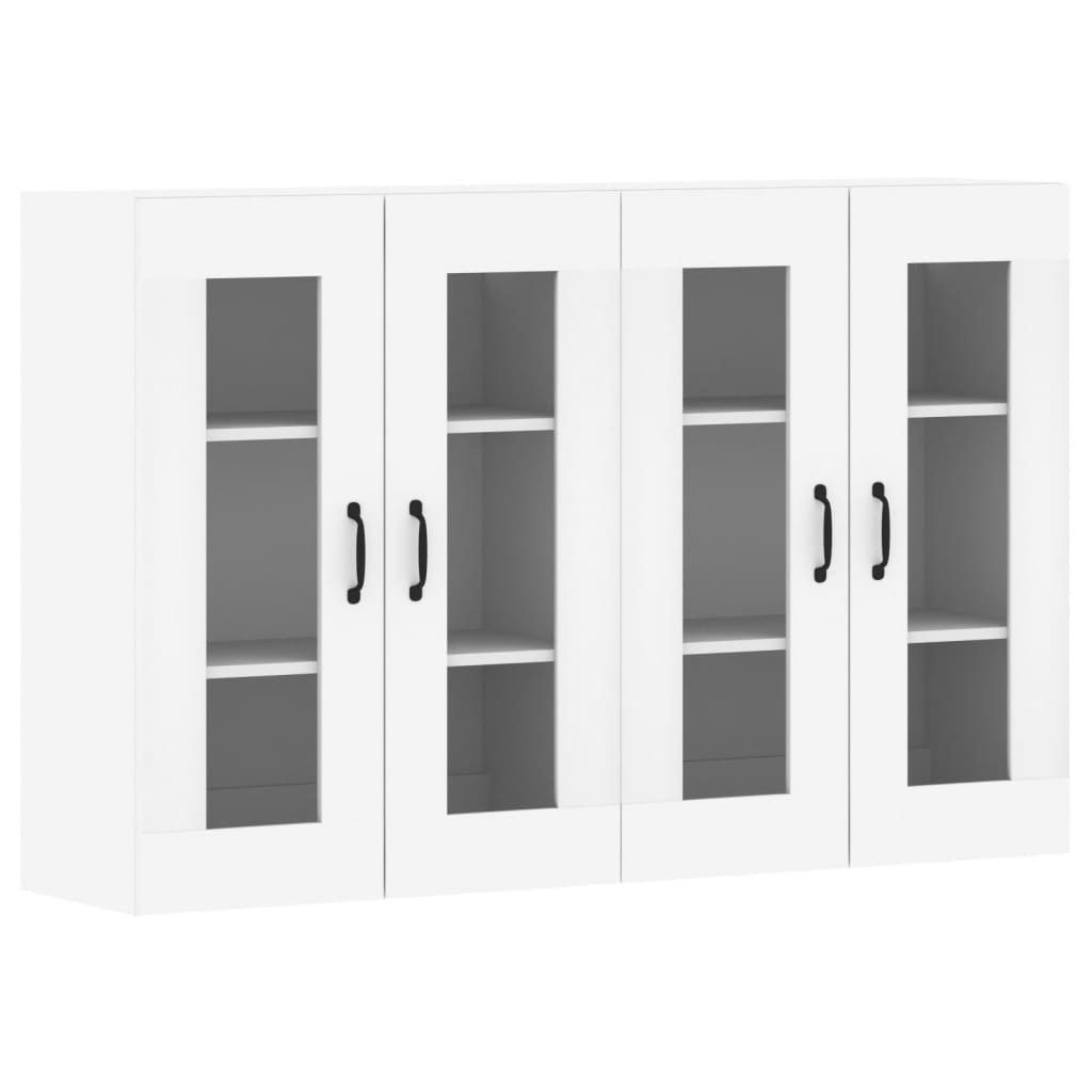 vidaXL Sideboard Wandschränke 2 Stk. Weiß günstig online kaufen