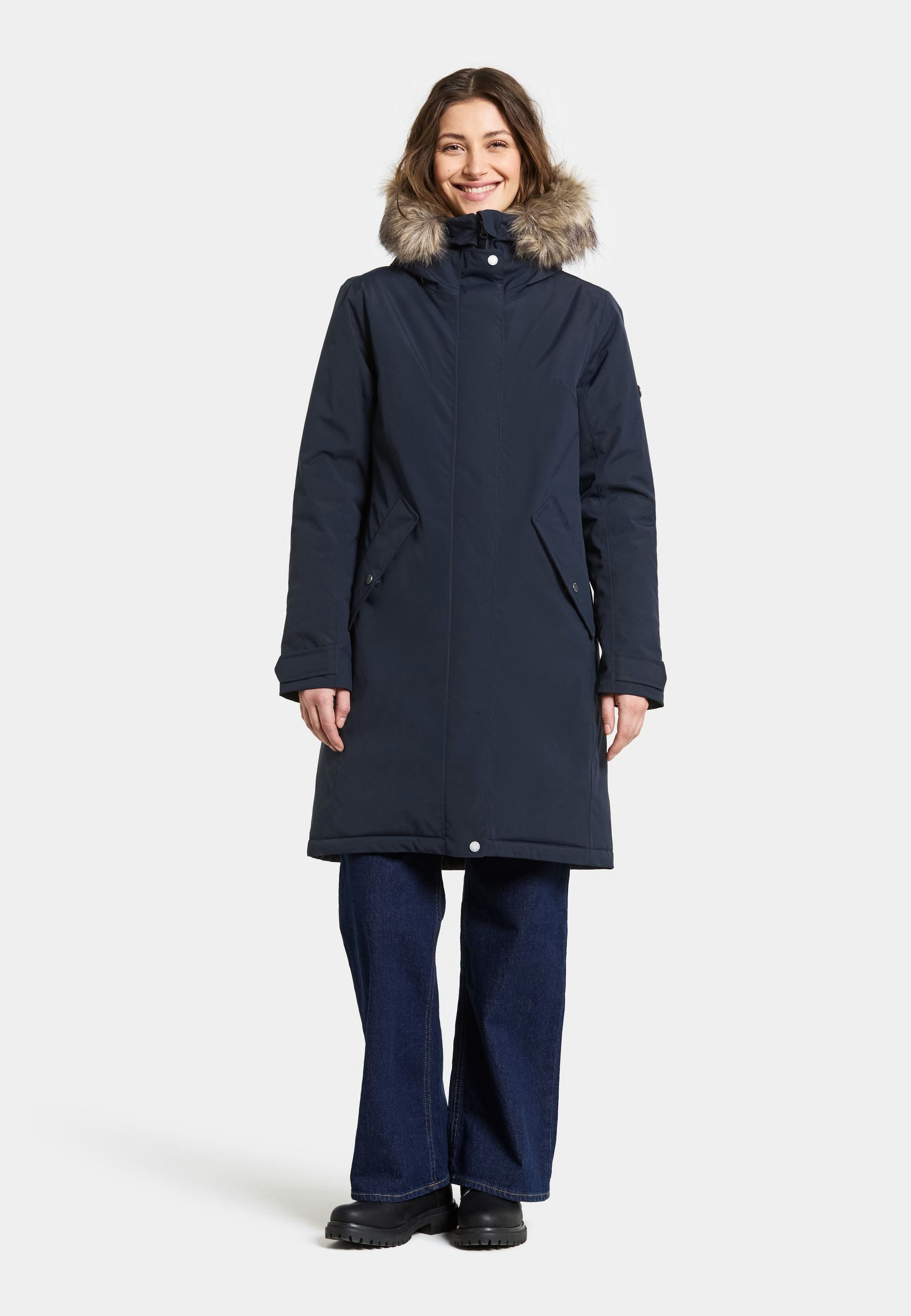 Didriksons Winterjacke Damen Wintermantel Kapuze aus günstig online kaufen