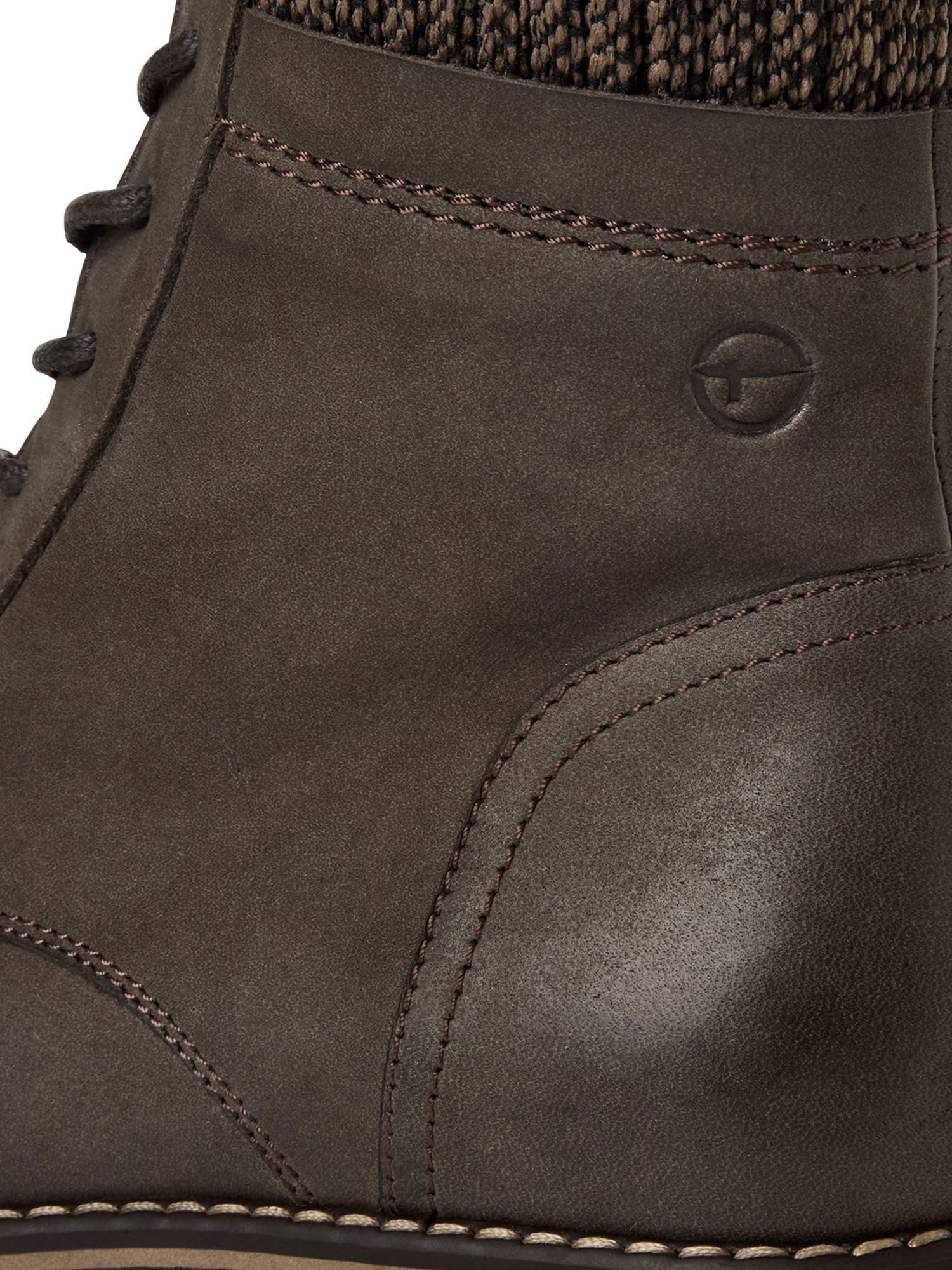 Tamaris TOUCH-IT aus Leder Blockabsatz 1-25145-45 Schnürstiefelette TOUCH-IT
