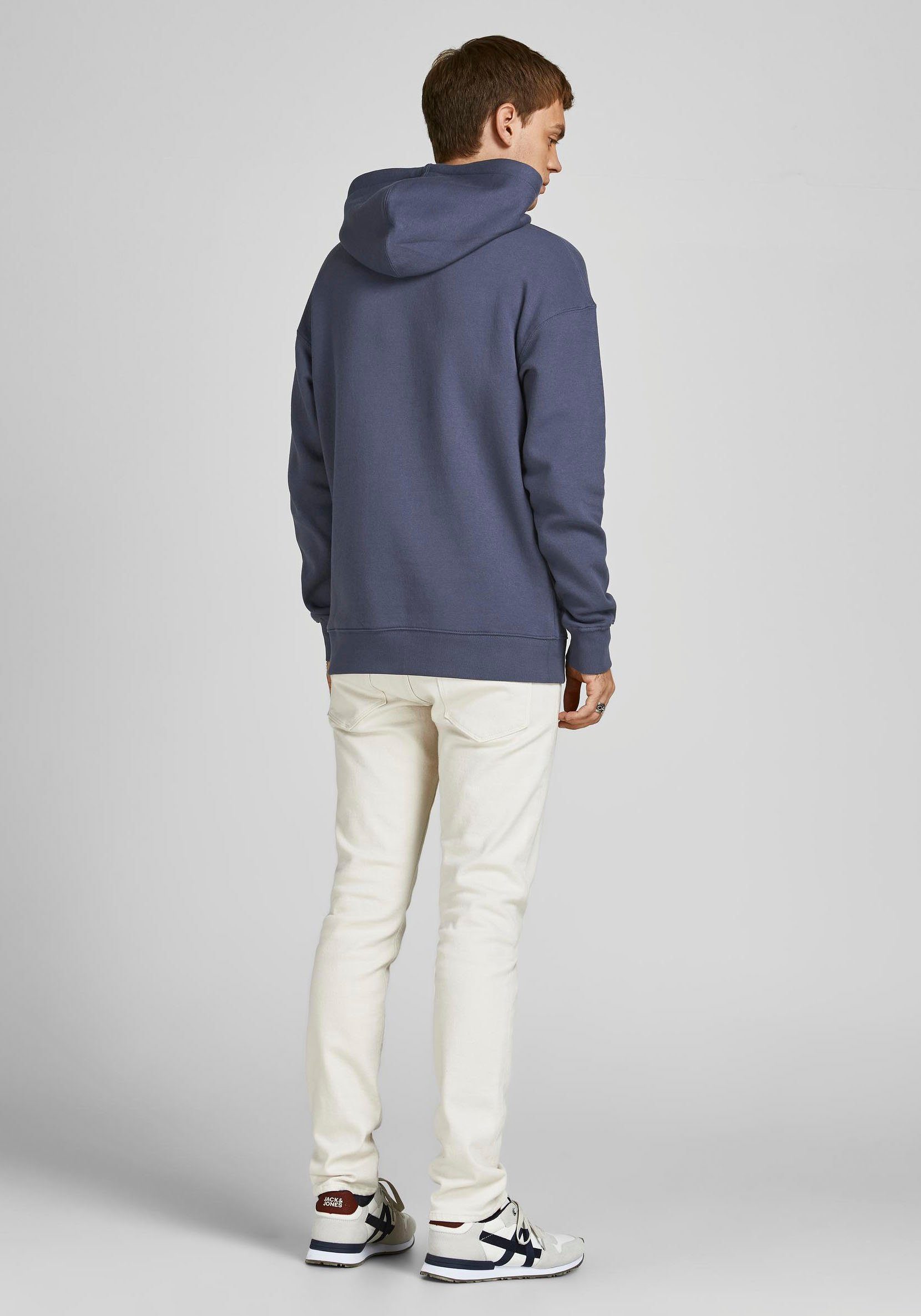 SWEAT BASIC grisaille & STAR Kapuzensweatshirt Jack HOOD Jones