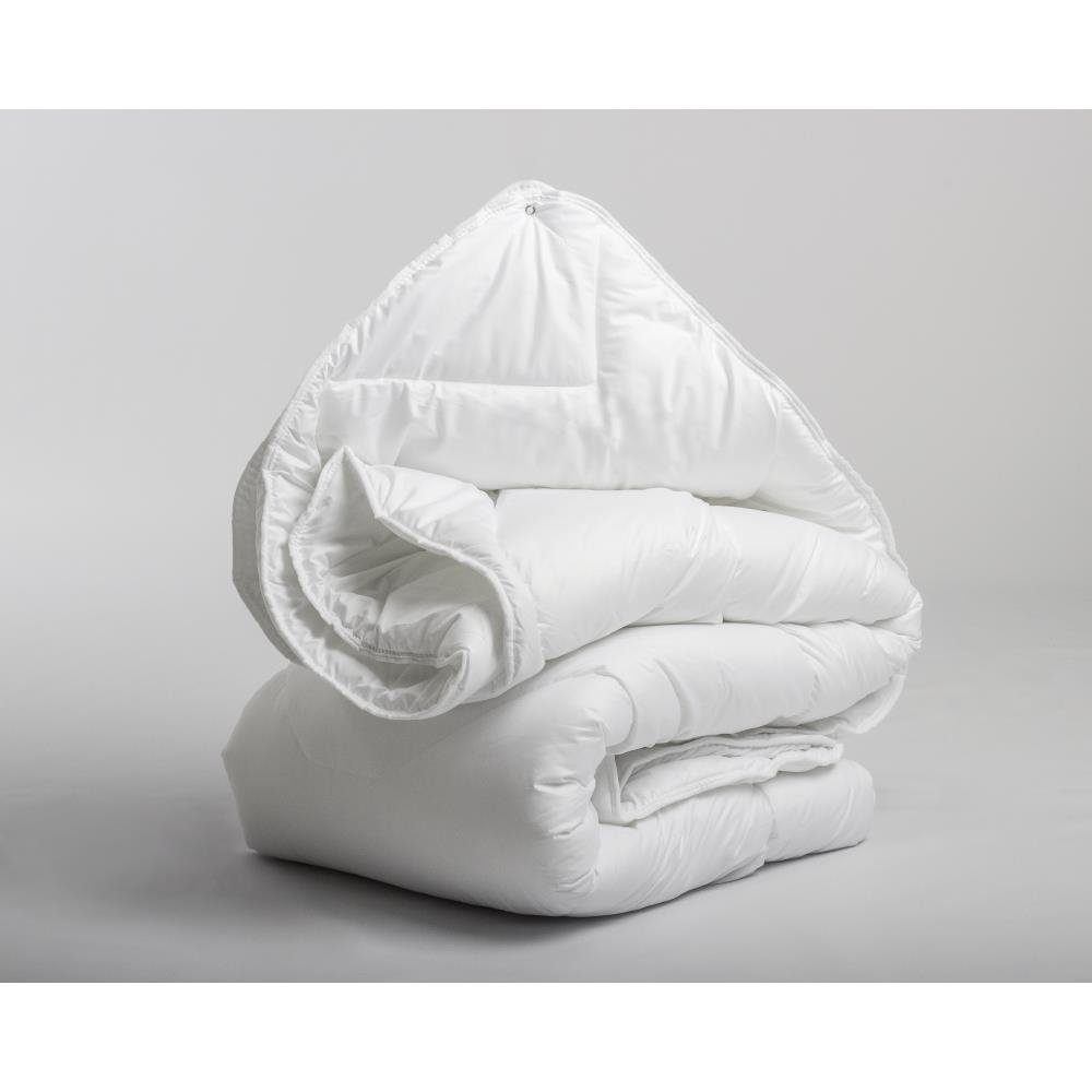 Sitheim-Europe Kunstfaserbettdecke MICRO TOUCH 4-JAHRESZEITEN- Duo-Steppbettdecke Weiß, Füllung: 100% Polyester (Hohlfaserfüllung), optimale Temperatur- und Feuchtigkeitsregulierung, Anti allergisch