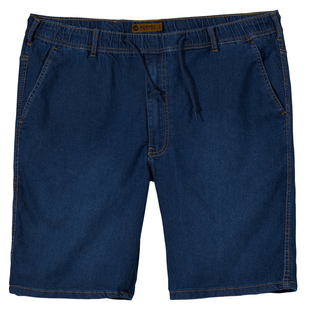 dunkelblau Shorts Stretch-Shorts Kansas Größen navy Adamo ADAMO Große