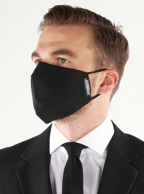 Opposuits Verkleidungsmaske Black Knight Stoffmaske, In your face, Corona! Gesichtsmaske mit Stil