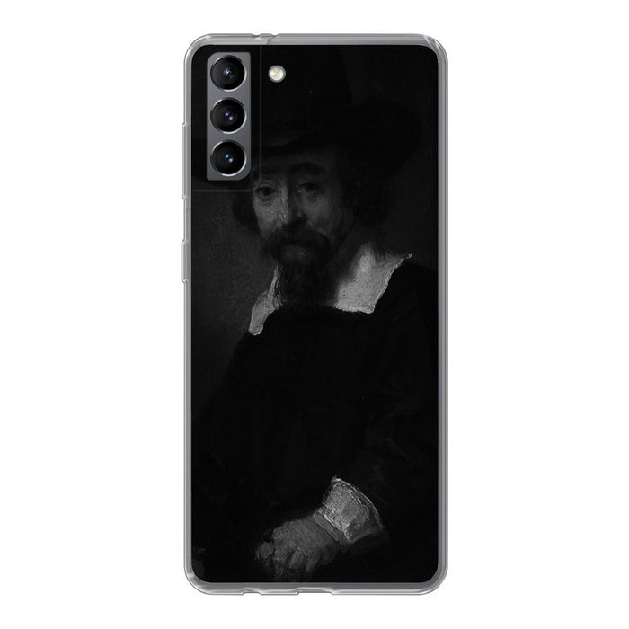MuchoWow Handyhülle Porträt von Dr. Ephraïm Bueno - Rembrandt van Rijn Phone Case Handyhülle Samsung Galaxy S21 Plus Silikon Schutzhülle