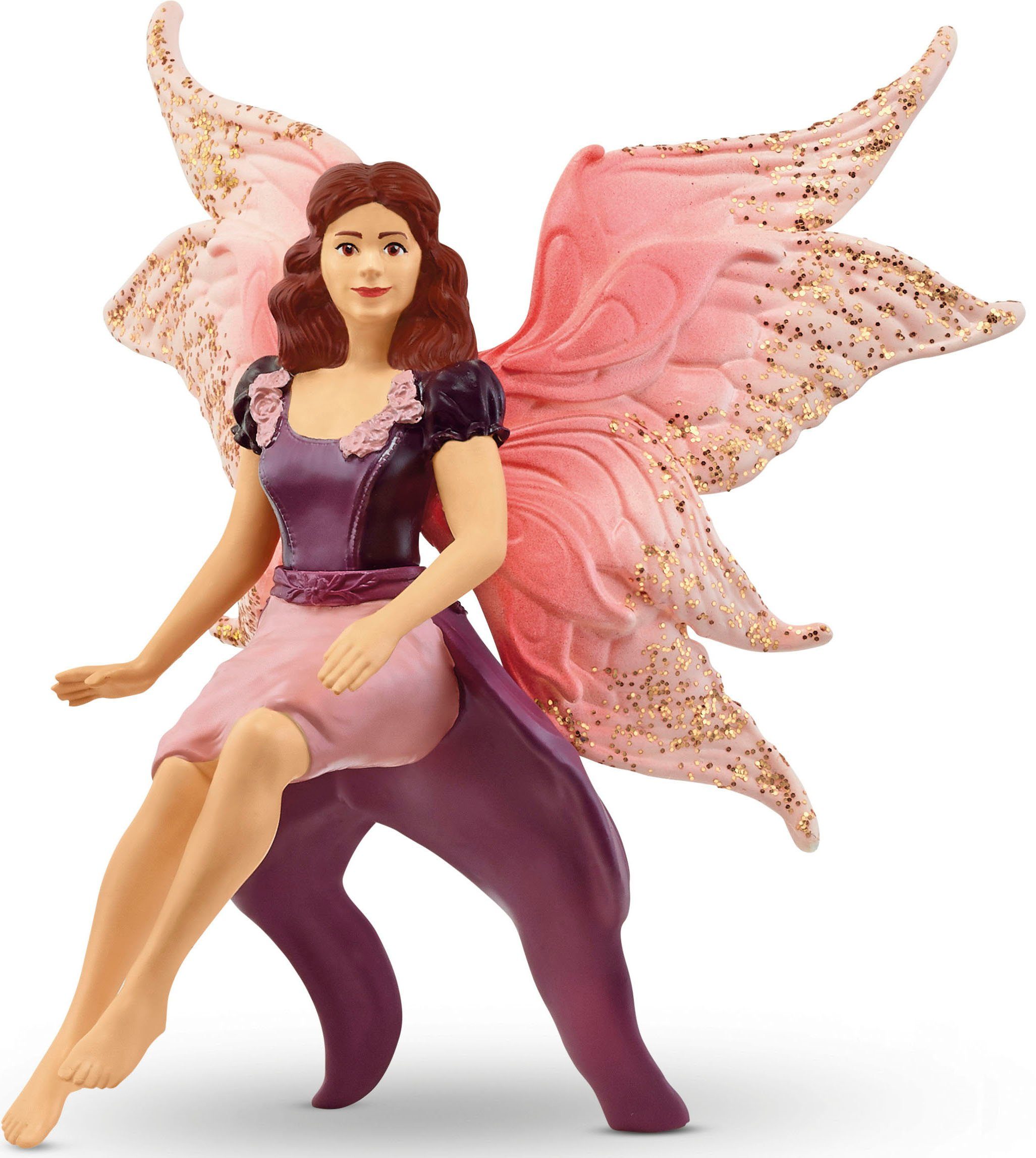 Schleich® Spielfigur BAYALA®, Elfe auf Glitzer-Eule V2 (70789)
