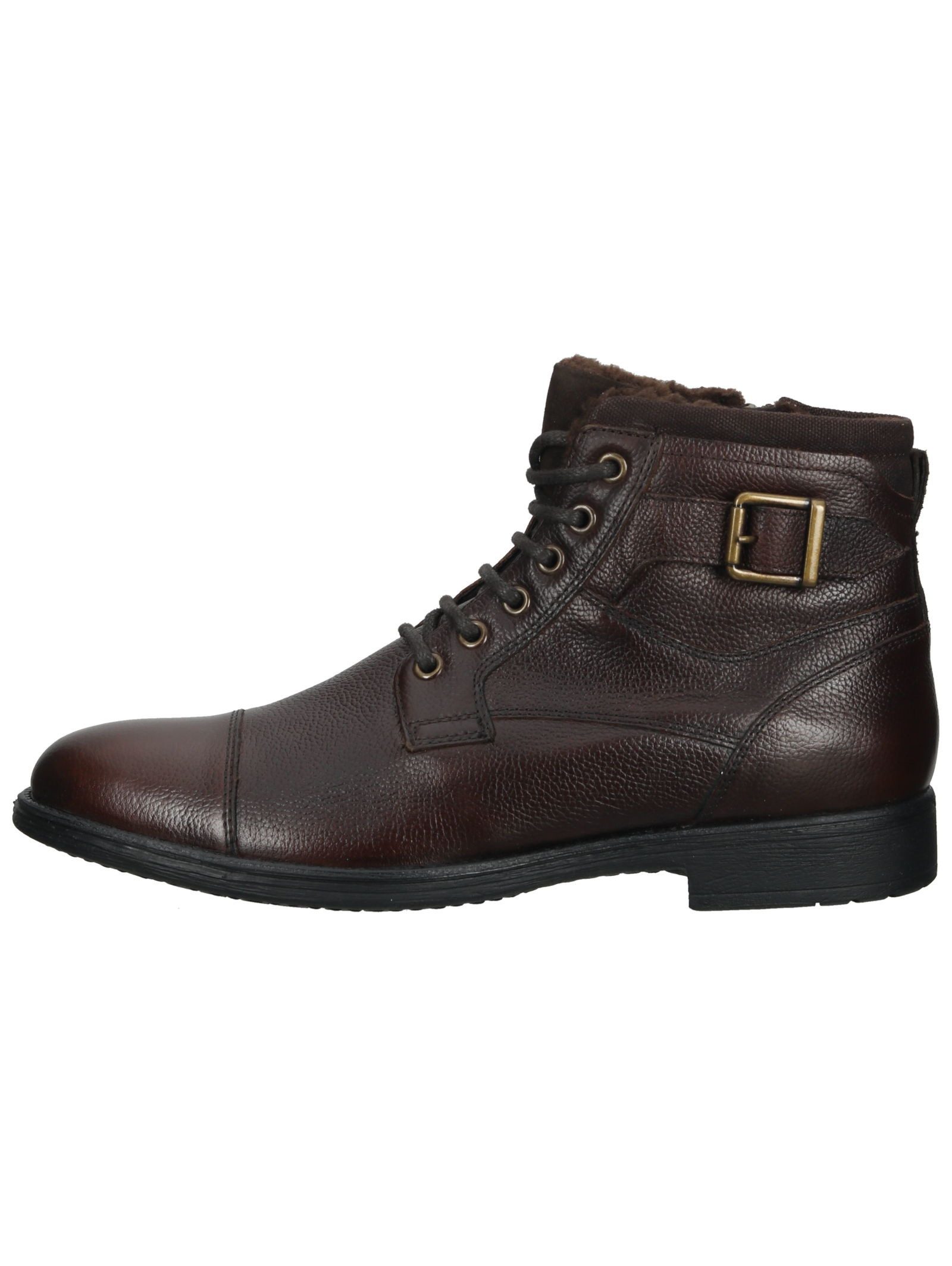Geox Stiefelette Leder/Textil Schnürstiefelette