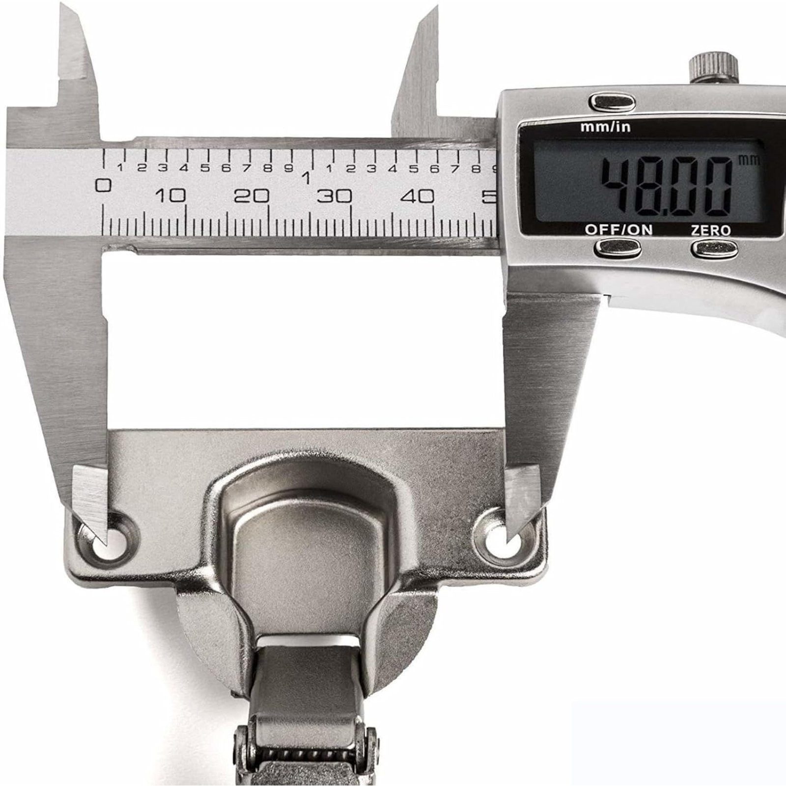 SO-TECH® Möbelbeschlag Topfband T48 105° inkl. Kreuzplatte mit Exzenterverstellung (10 St), Eckanschlag mit Dämpfer (Soft-Close) inkl. Montageplatten – Bild 4 von 5