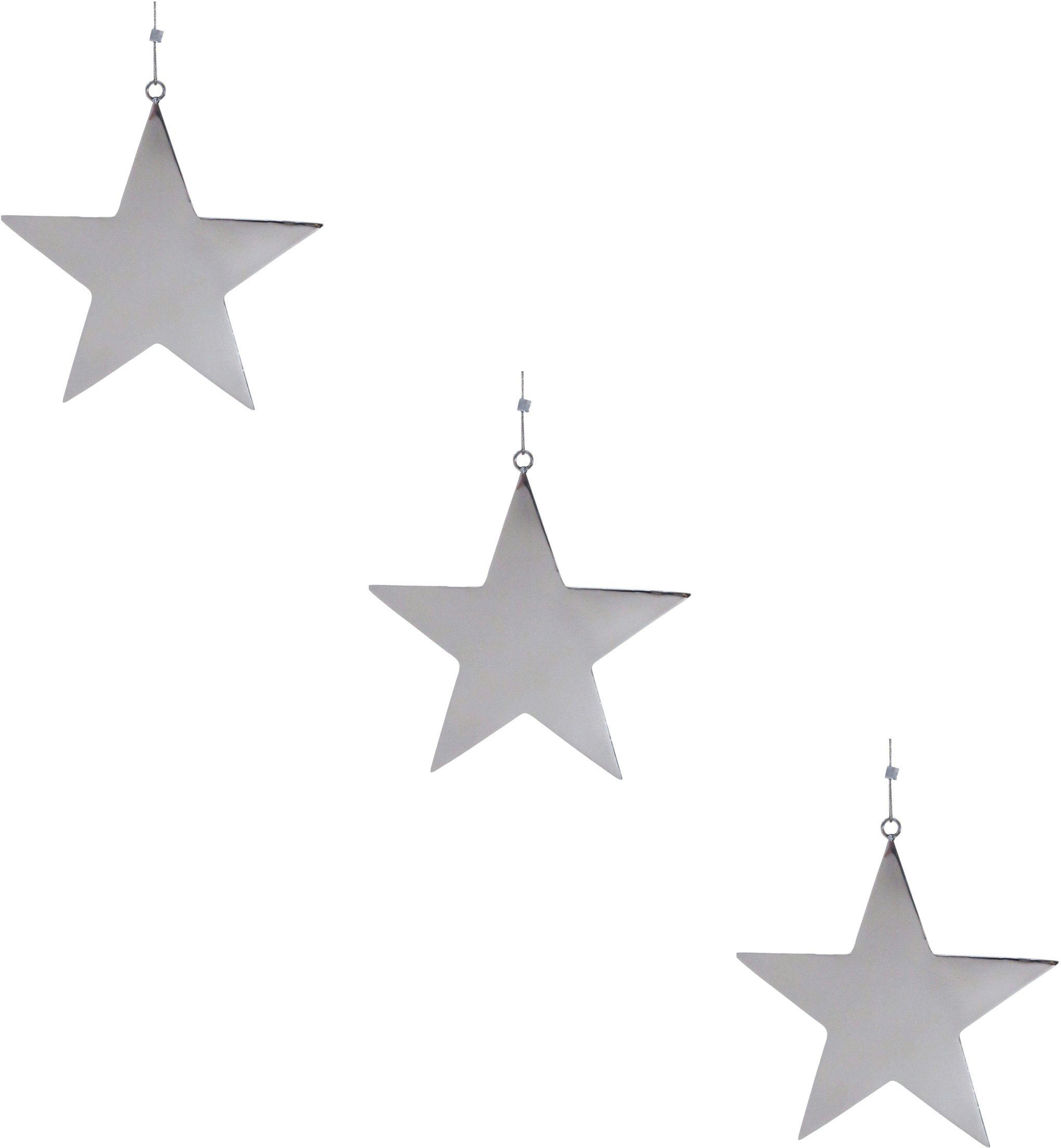 Creativ deco Dekostern Weihnachtsstern, Weihnachtsdeko, 3 St., modernes Des günstig online kaufen