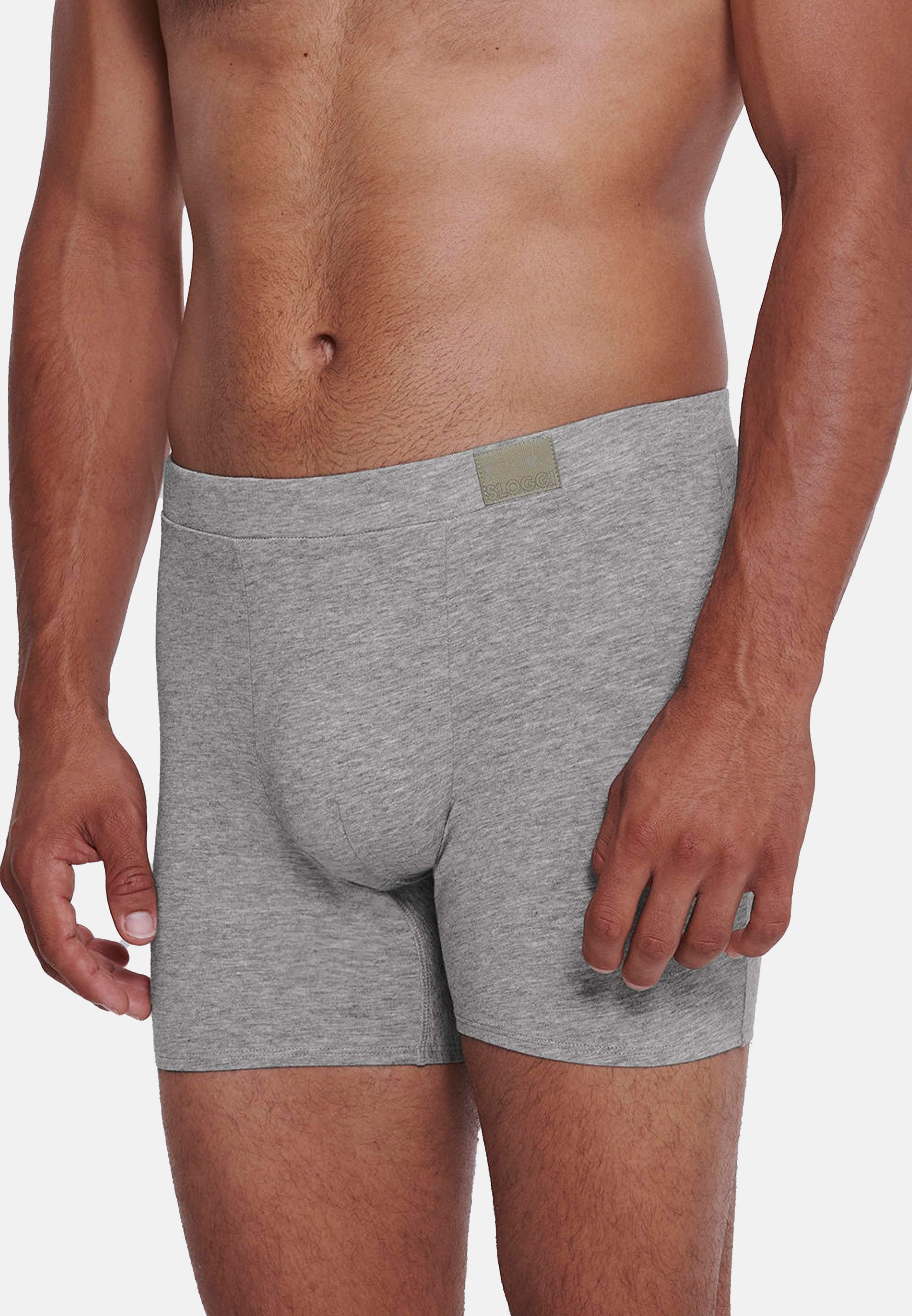 sloggi Retro Boxer 4er Pack men GO Natural (Spar-Set, 4-St) Long Short / Pant - Baumwolle - ohne Eingriff - Atmungsaktiv