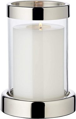 EDZARD Windlicht Sanremo, Höhe 17 cm, Ø 12 cm, Kerzenhalter, Kerzenleuchter für Stumpenkerzen