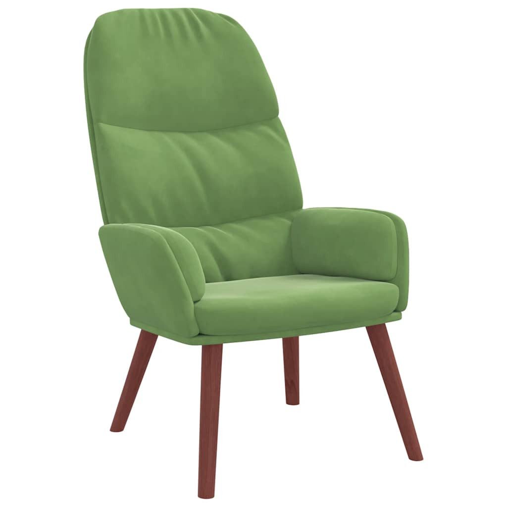 vidaXL Sessel Relaxsessel Hellgrün Samt (1-St) günstig online kaufen